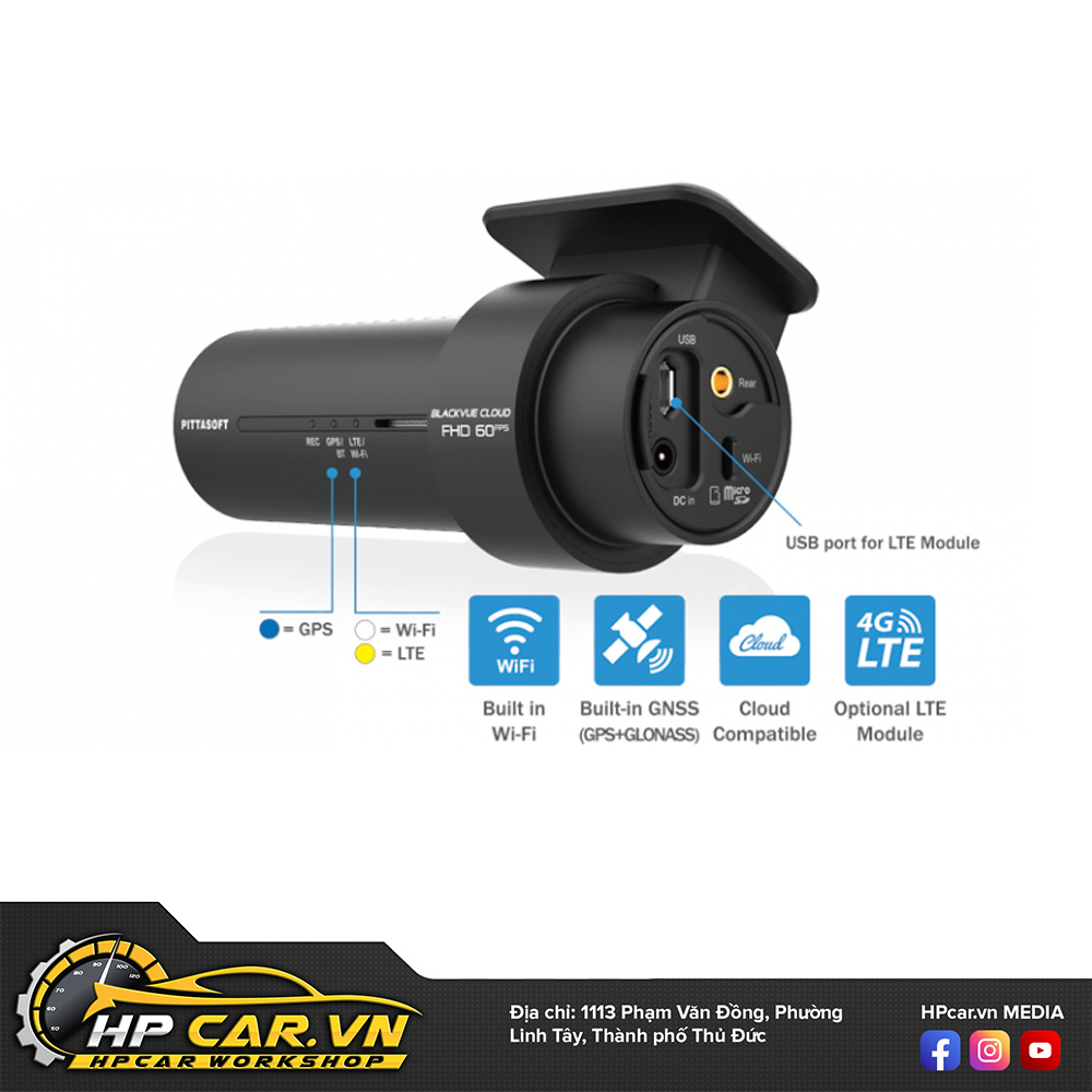 Camera hành trình ô tô cao cấp Blackvue DR750X-3CH PLUS 6 bv750x 3ch dms plus 3