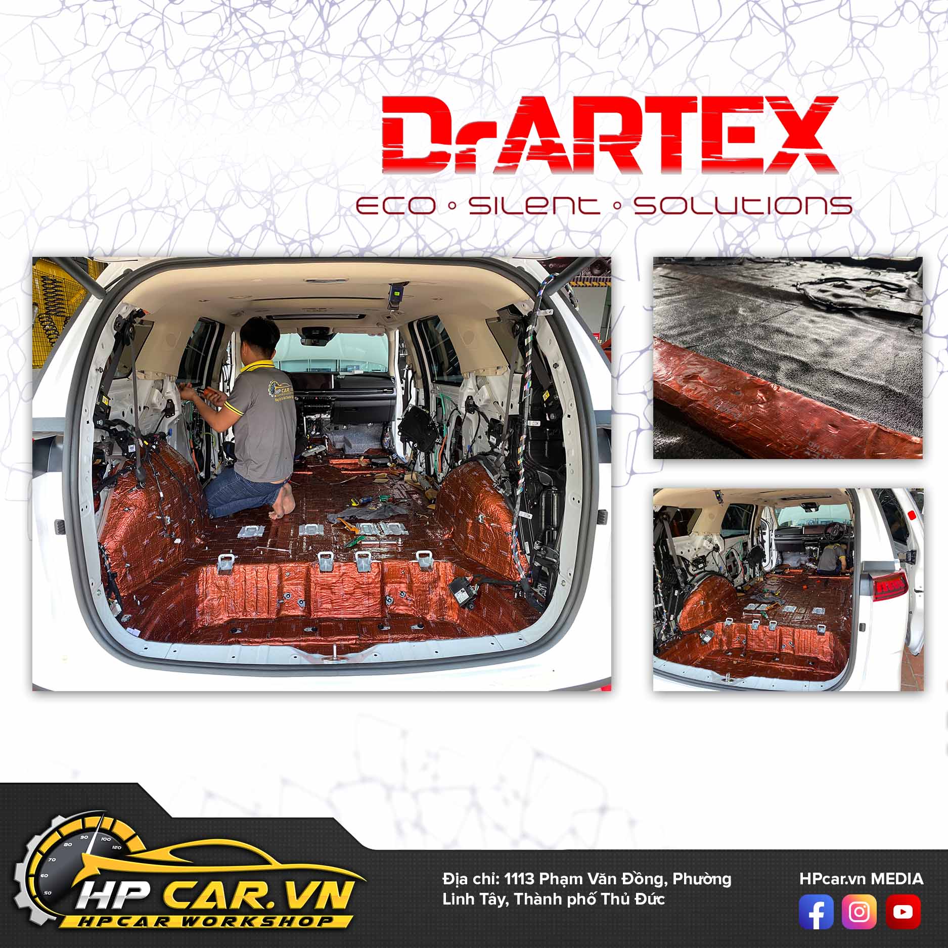 Bảng giá cách âm sàn xe hơi, chống ồn ô tô tại HPCar.vn 5