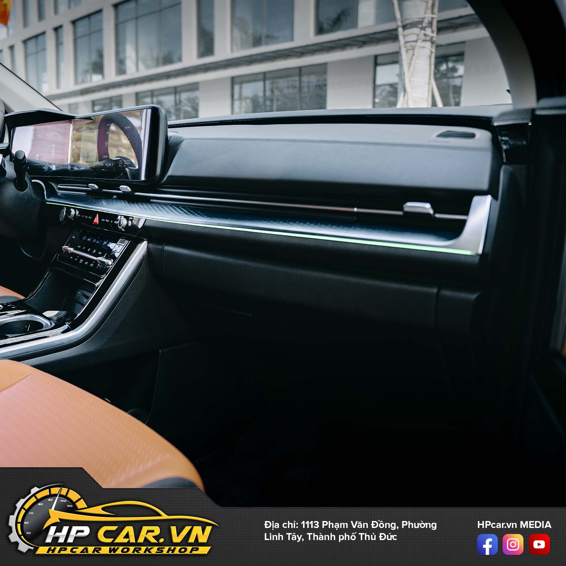 Độ led viền nội thất hàng chính hãng, giá tốt tại HPCar.vn 3 led vien noi that 2