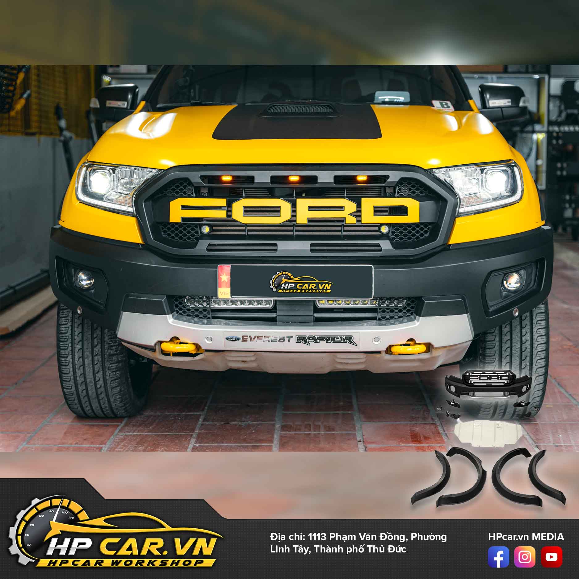 BỘ BODYKIT FORD EVEREST NÂNG CẤP RAPTOR VERSION 2.0 6 Body kit Raptor Everet3