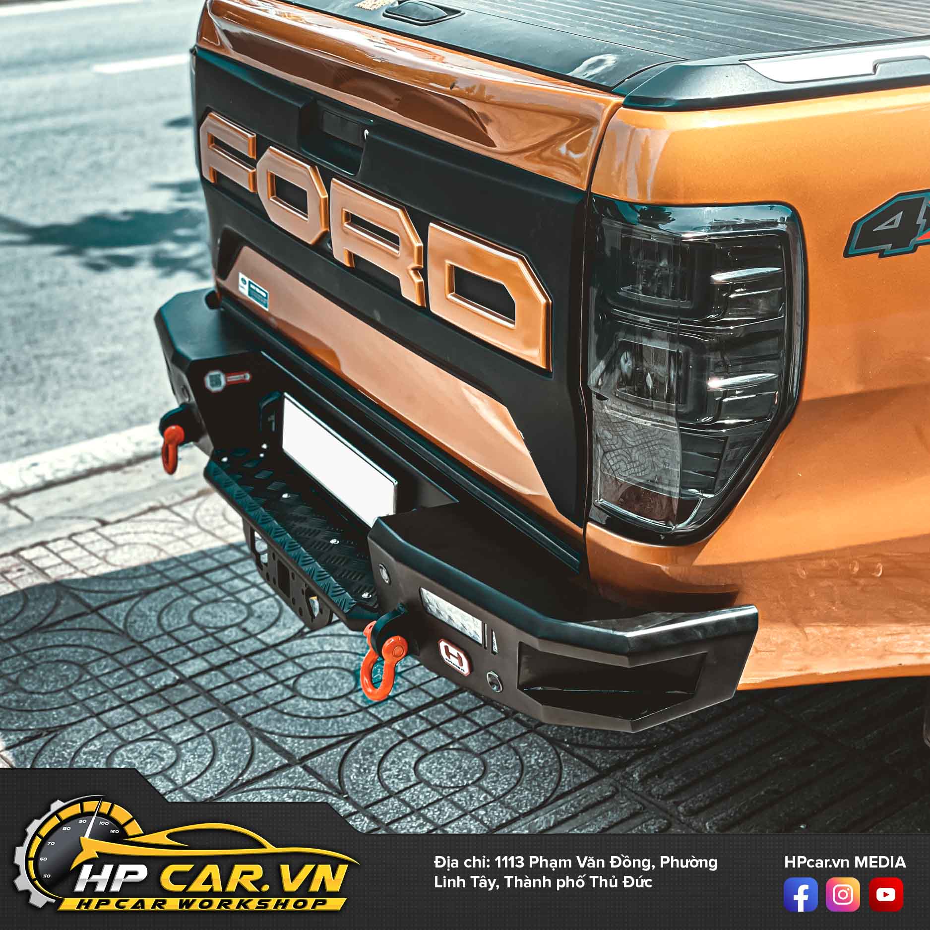 CẢN SAU HAMER M-SERIES MX202 CHO BÁN TẢI FORD RANGER 5 Cang sau hamer2