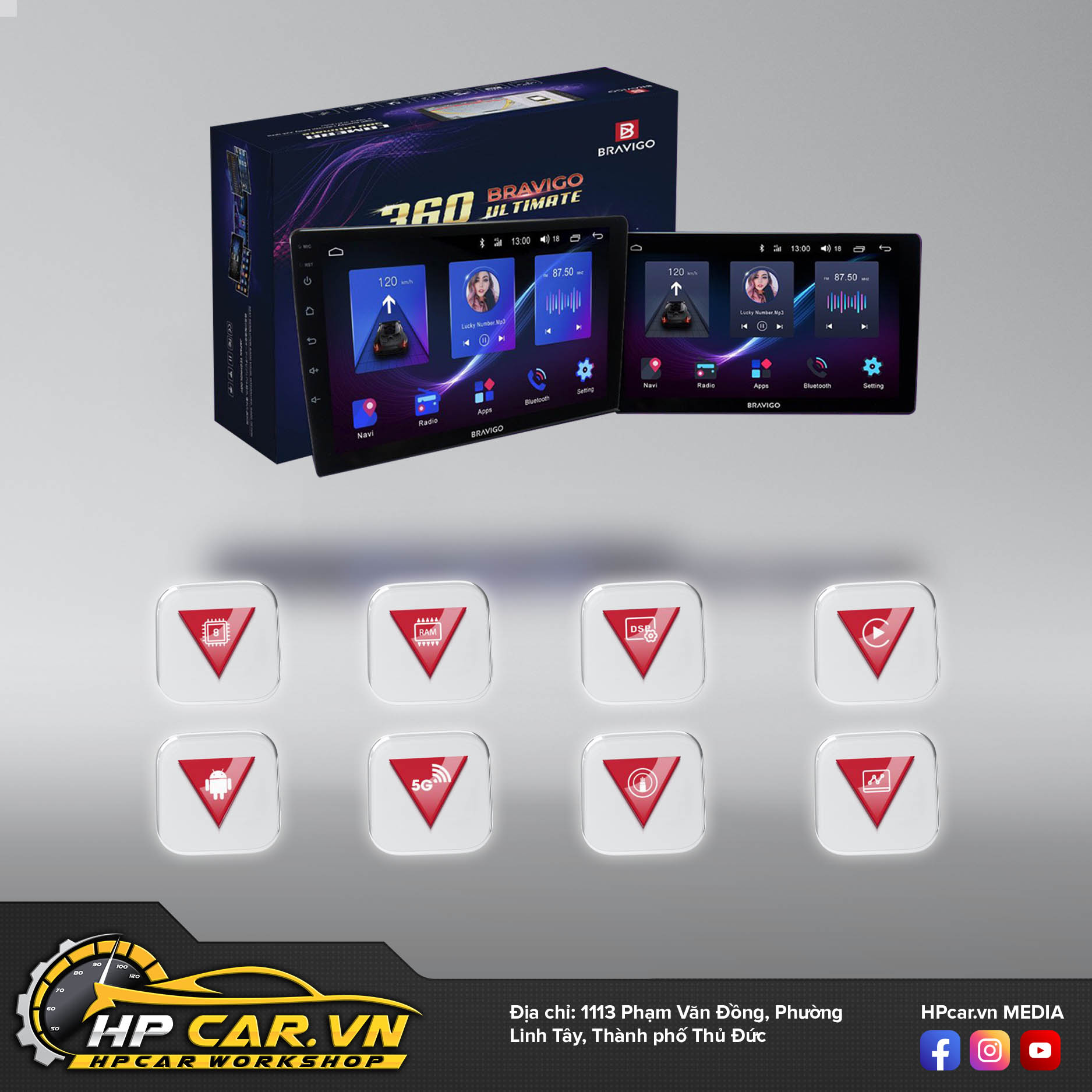 So sánh màn hình ô tô Zestech và Bravigo đầy đủ nhất 7 bravigo 360 ultimate 1