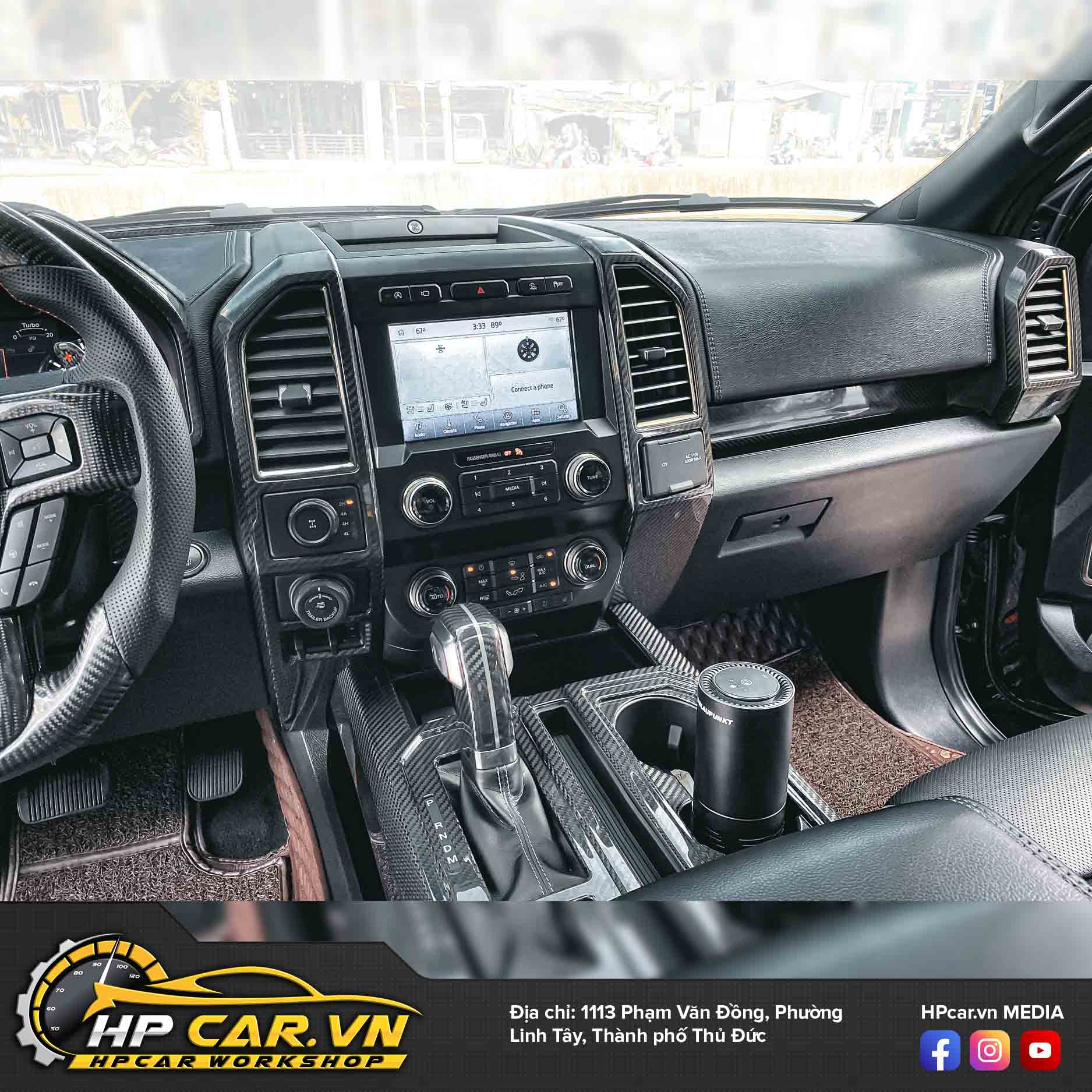 Ốp Carbon Fiber Ford F150 7 op cabon f 150 5