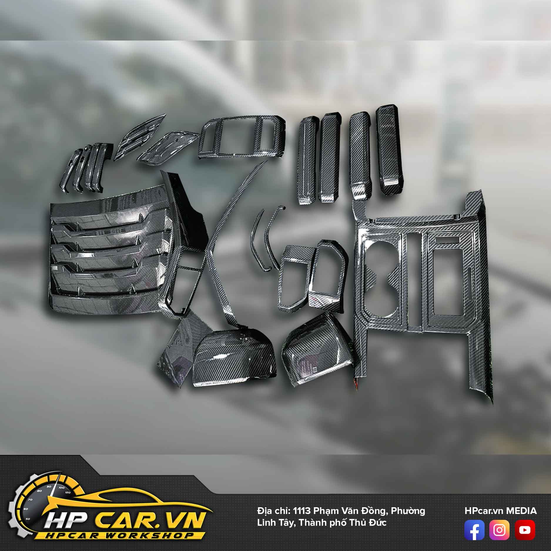 Ốp Carbon Fiber Ford F150 9 op cabon f 150 7