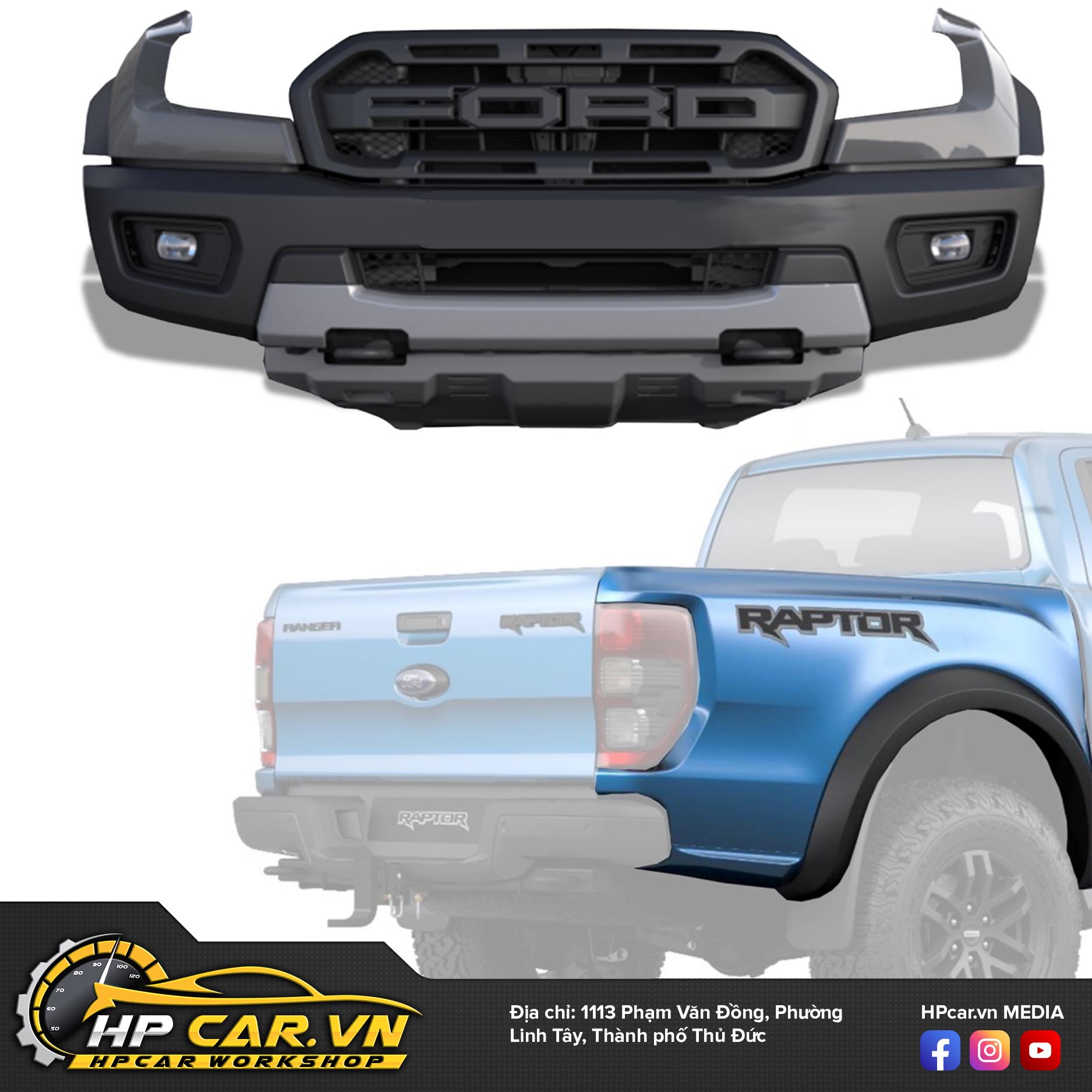 BỘ WIDE BODYKIT FULL RANGER NÂNG CẤP RAPTOR 7 wide body raptor 4