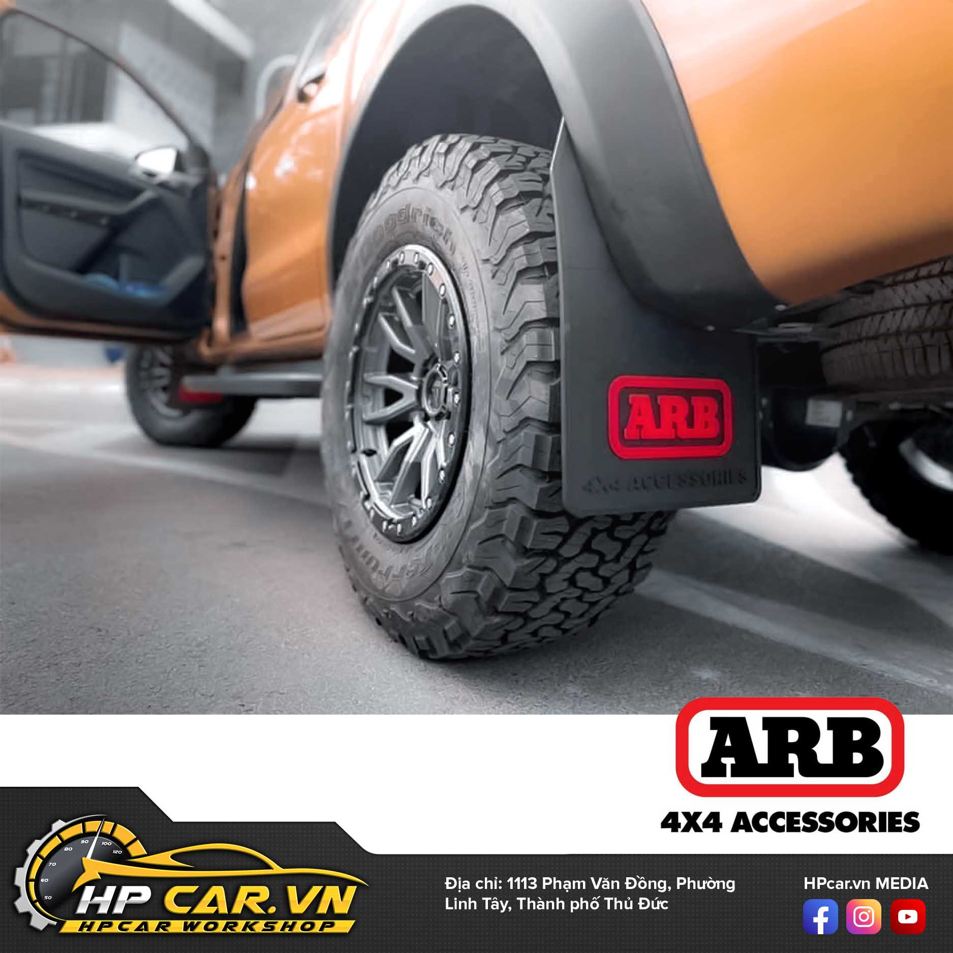 MIẾNG CHẮN BÙN ARB 5 ARB 4X4 MUD FLAP PAIR 2