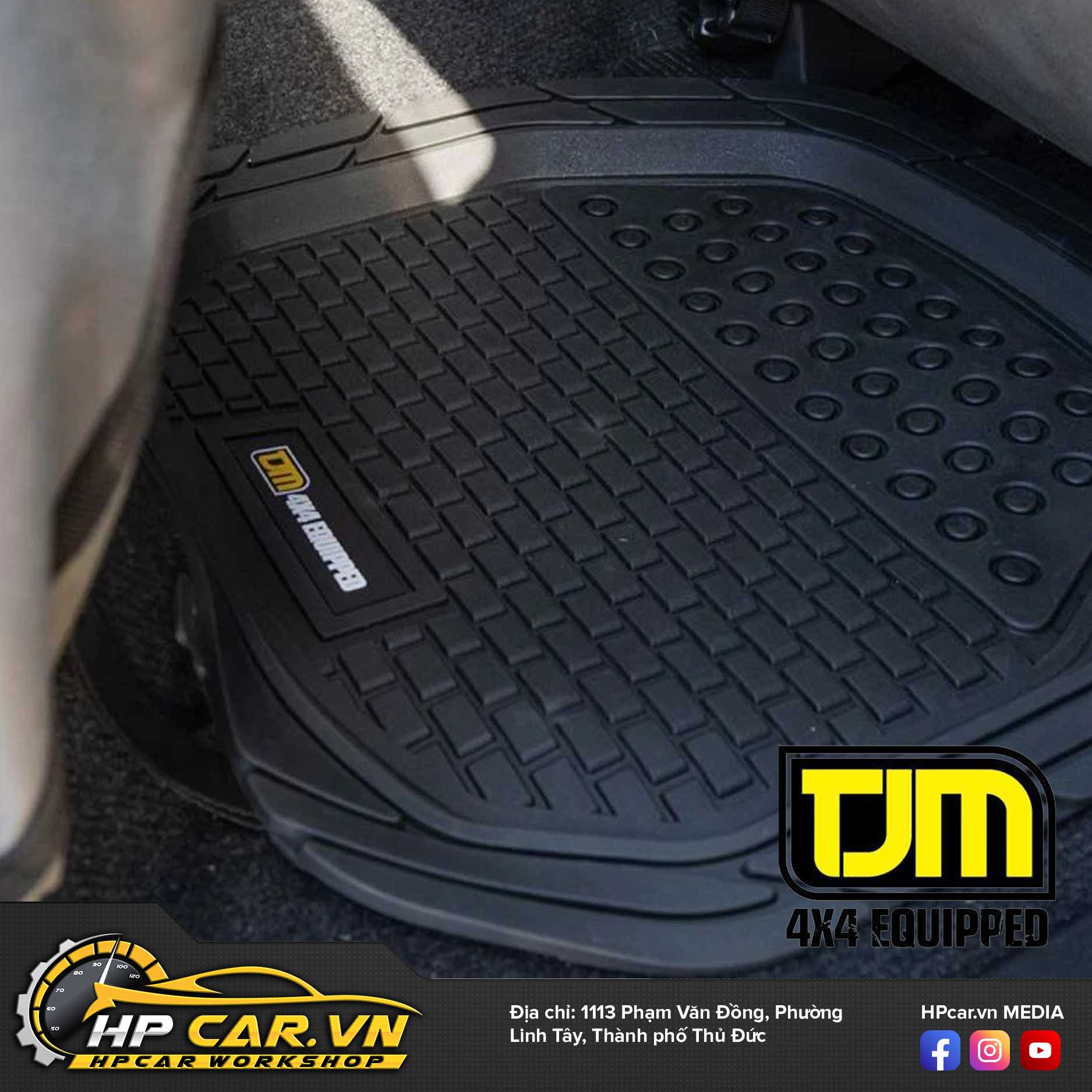 BỘ LÓT SÀN CAO SU TJM UNIVERSAL DÀNH CHO CÁC DÒNG XE BÁN TẢI 4 BO LOT SAN CAO SU TJM UNIVERSAL DANH CHO CAC DONG XE BAN TAI 1