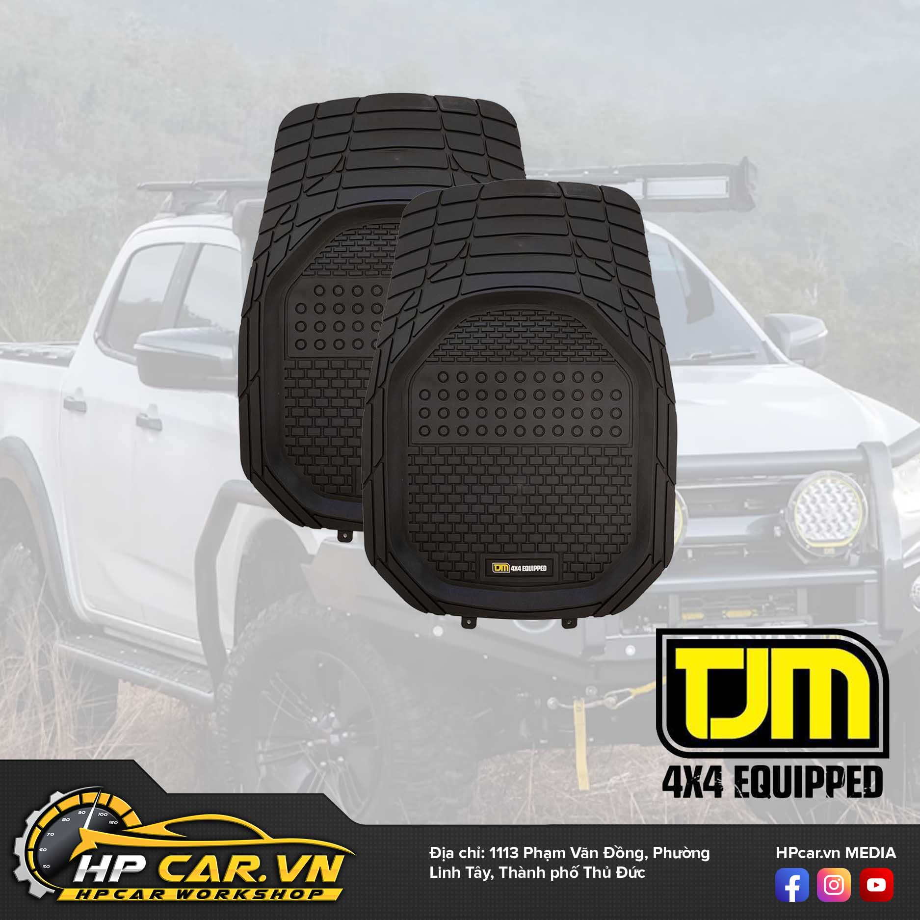 BỘ LÓT SÀN CAO SU TJM UNIVERSAL DÀNH CHO CÁC DÒNG XE BÁN TẢI 6 BO LOT SAN CAO SU TJM UNIVERSAL DANH CHO CAC DONG XE BAN TAI 3