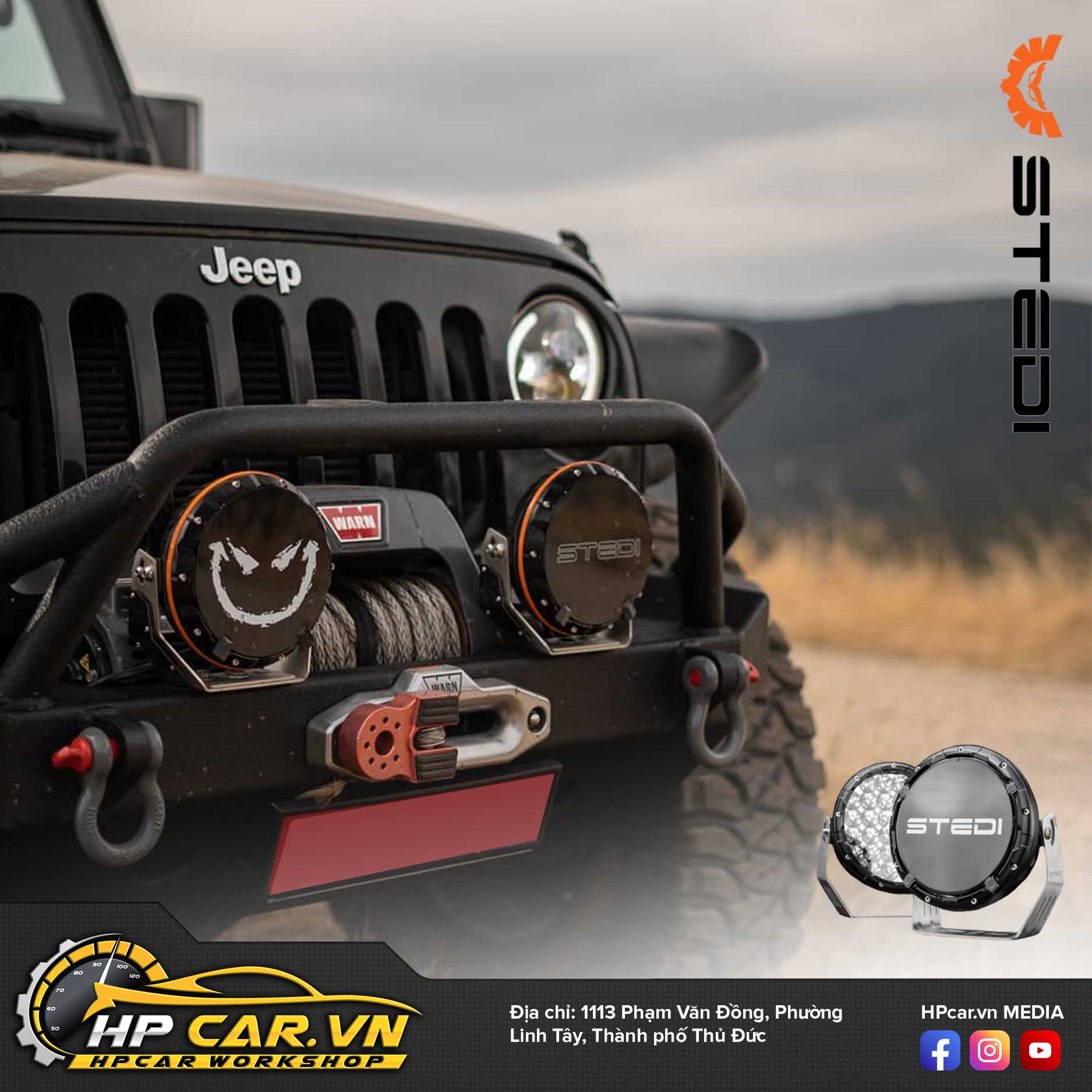 CẶP ĐÈN LED STEDI TYPE-X 7 INCH 5 CAP DEN LED STEDI TYPE X 7 INCH 3