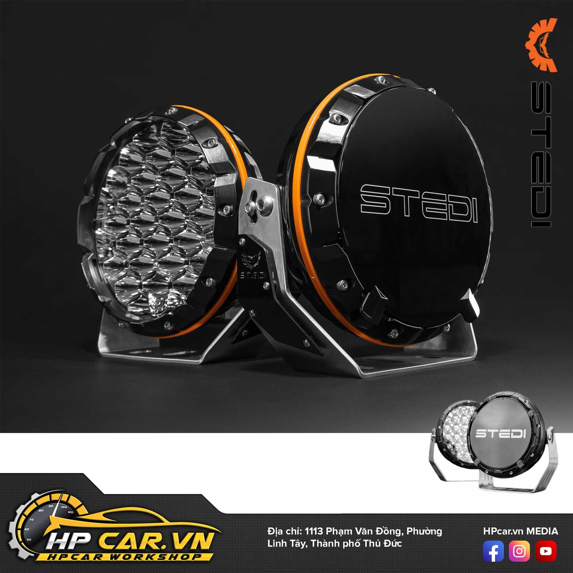 CẶP ĐÈN LED STEDI TYPE-X 7 INCH 2 CAP DEN LED STEDI TYPE X 7 INCH 4