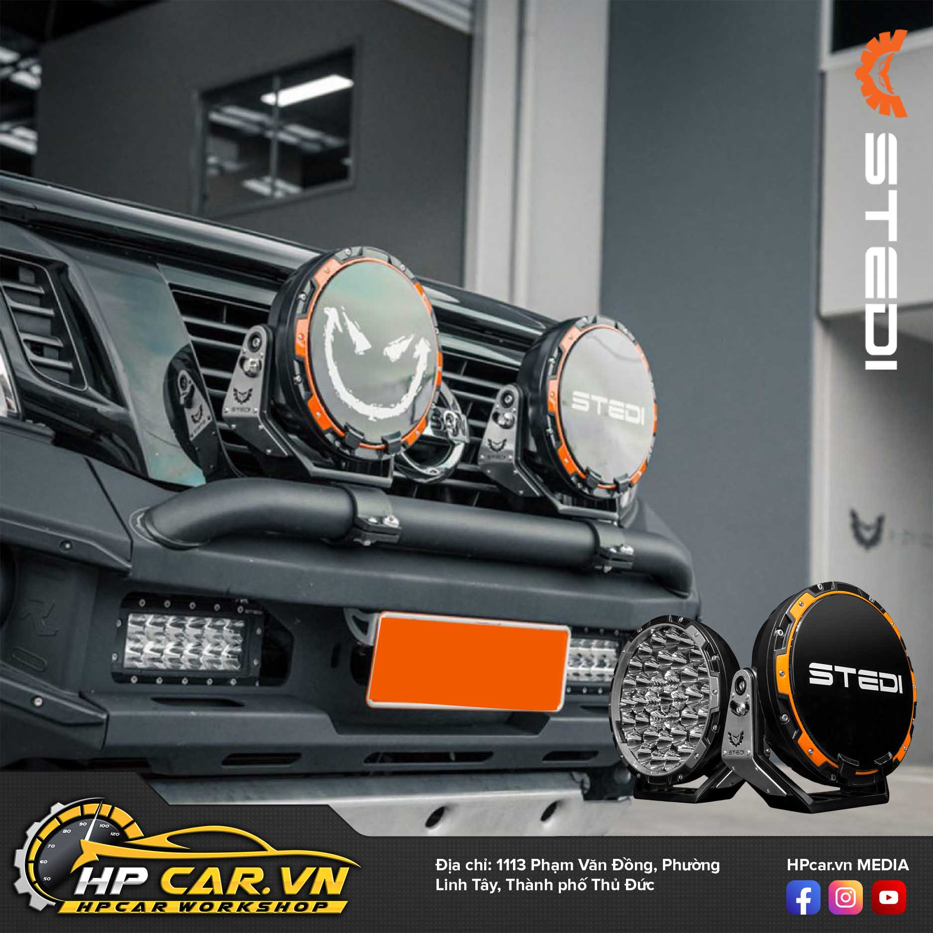 CẶP ĐÈN LED STEDI TYPE-X ™ PRO 8.5 INCH 8 CAP DEN LED STEDI TYPE X ™ PRO 8.5 INCH 5