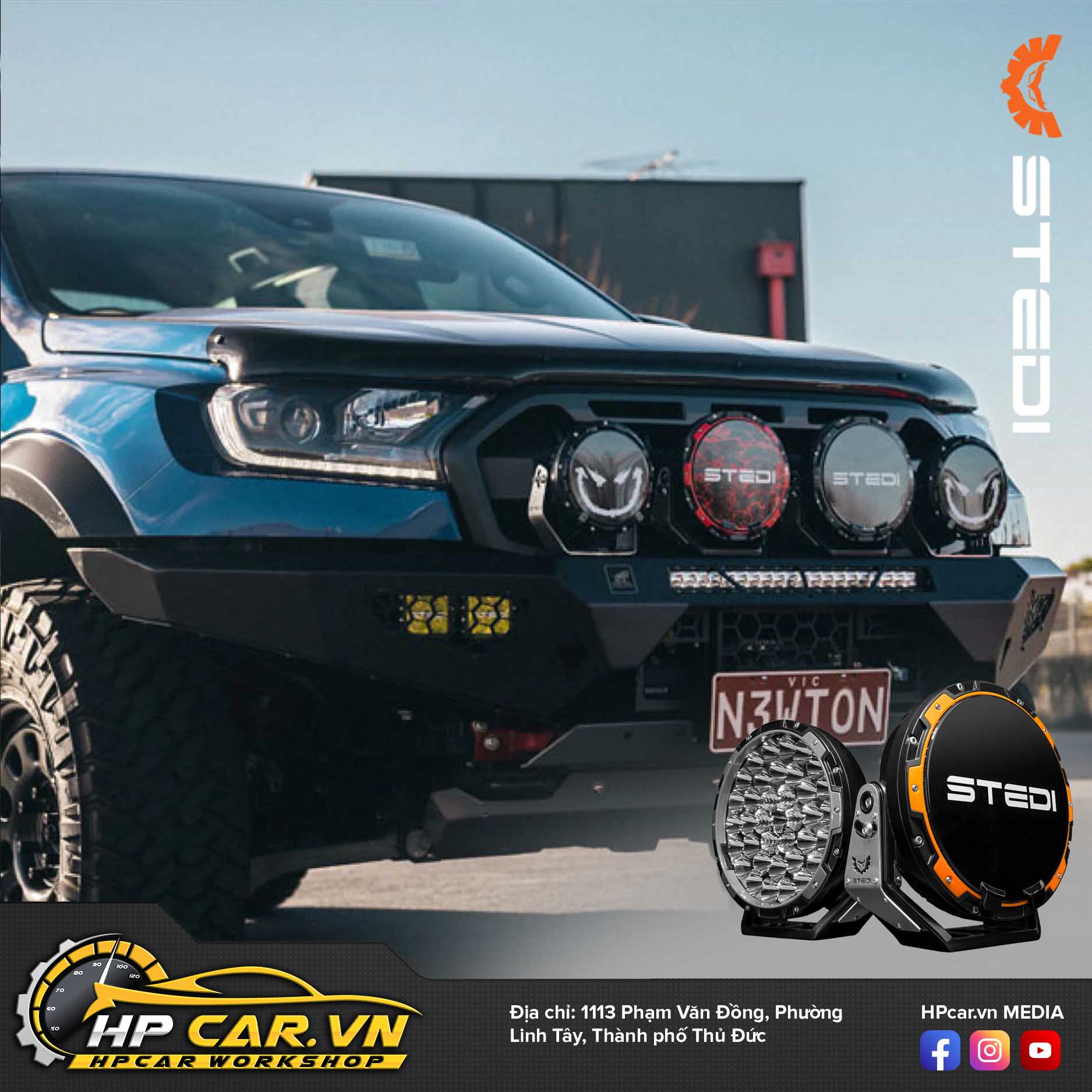 CẶP ĐÈN LED STEDI TYPE-X ™ PRO 8.5 INCH 9 CAP DEN LED STEDI TYPE X ™ PRO 8.5 INCH 6