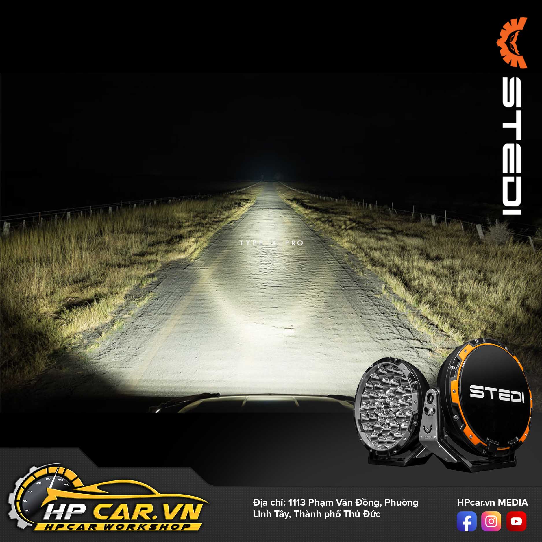 CẶP ĐÈN LED STEDI TYPE-X ™ PRO 8.5 INCH 10 CAP DEN LED STEDI TYPE X ™ PRO 8.5 INCH 7