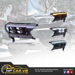 CỤM ĐÈN PHA BI LED 4 BEAM