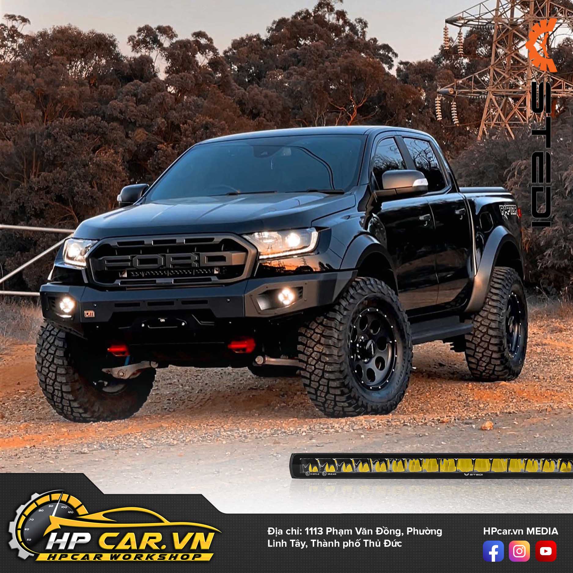 ĐÈN LED BAR STEDI ST1K 21.5 INCH E-MARK (MÀU VÀNG PHÁ SƯƠNG) 6 DEN LED BAR STEDI ST1K 21.5 INCH E MARK MAU VANG PHA SUONG 3