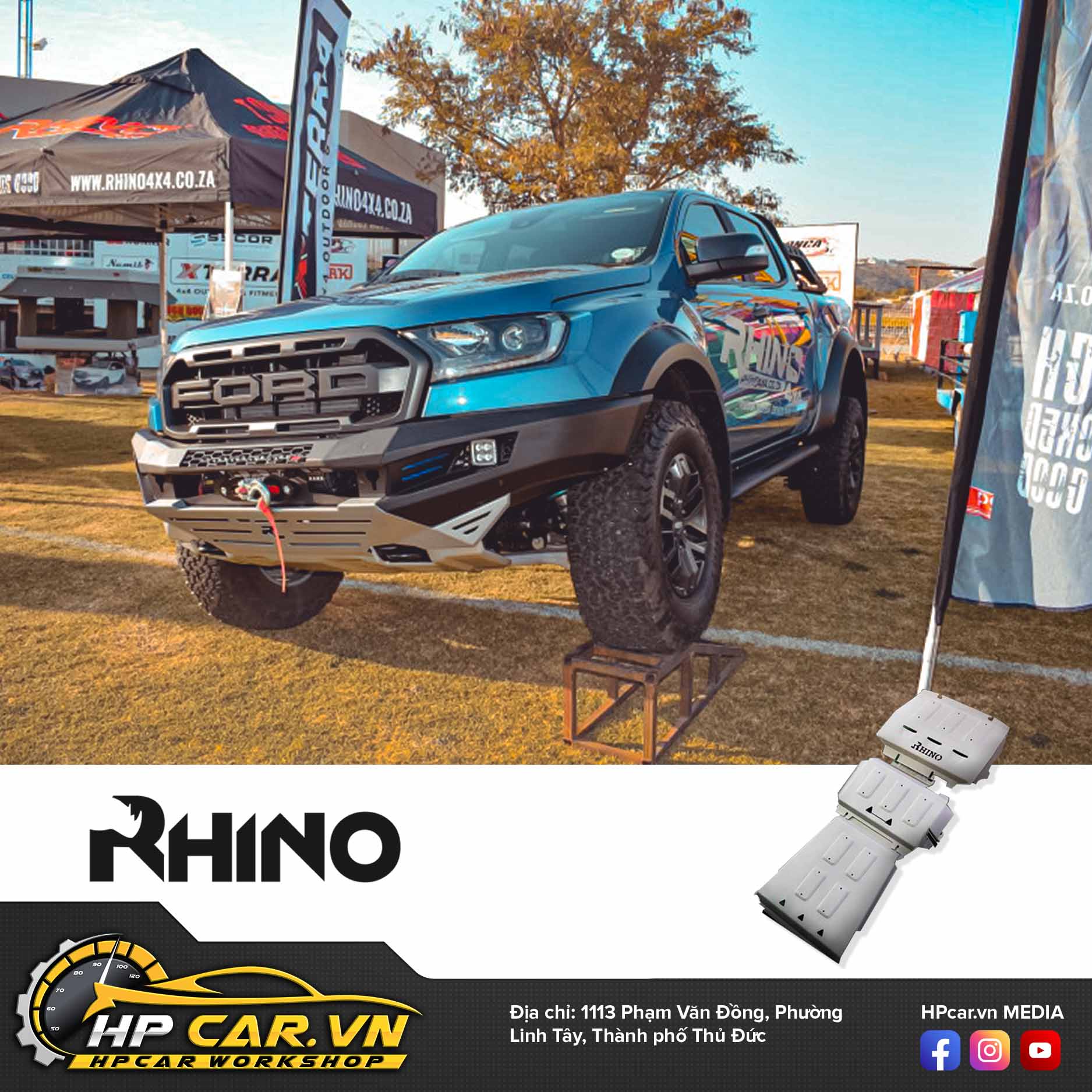 GIÁP GẦM RHINO CHO FORD RANGER RAPTOR – HỢP KIM NHÔM 3 TẤM 4 GIAP GAM RHINO CHO FORD RANGER RAPTOR – HOP KIM NHOM 3 TAM 2