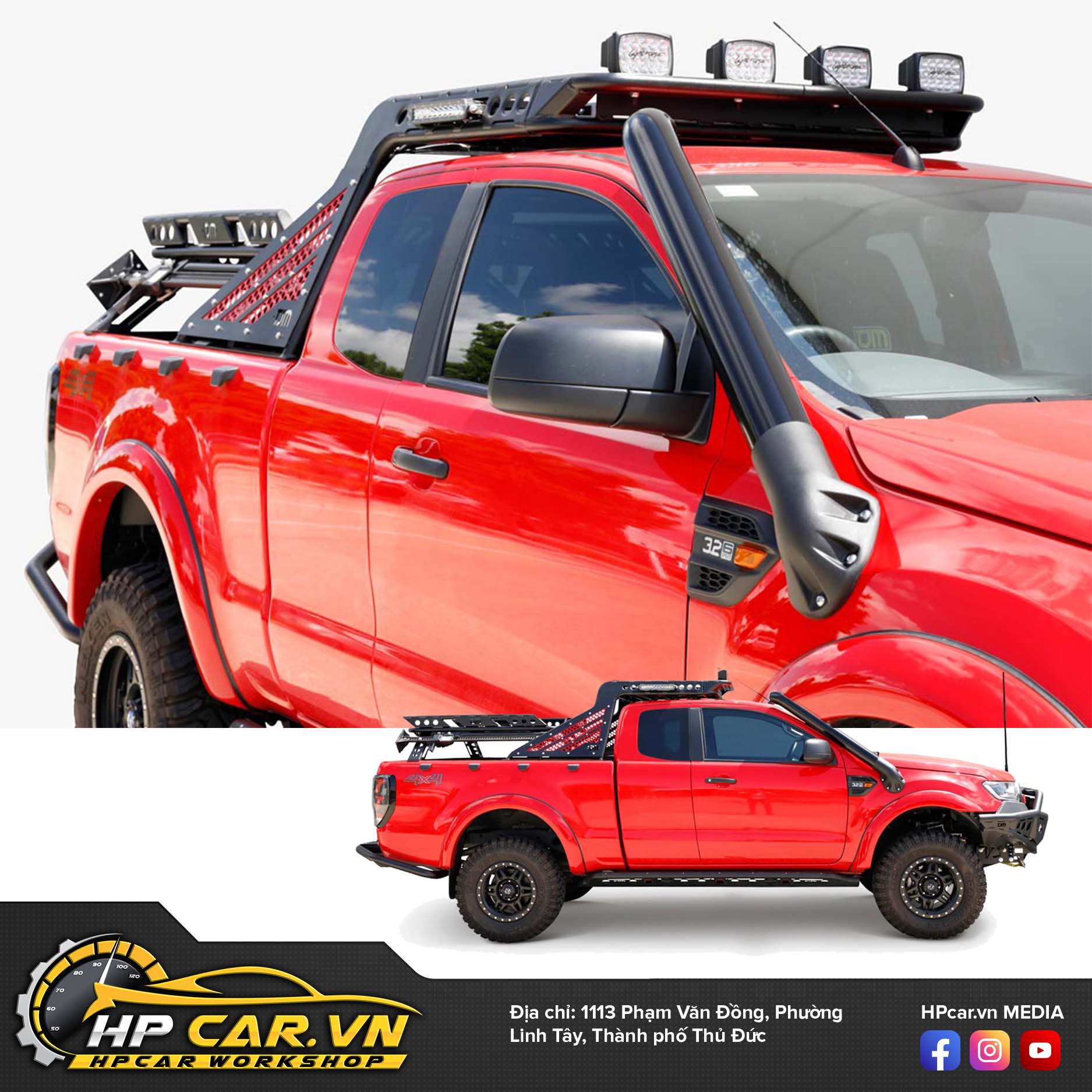 ỐNG THỞ TJM AIRTEC BRUSHED STAINLESS STEEL 6 ONG THO TJM AIRTEC BRUSHED STAINLESS STEEL CHO FORD RANGER 2012