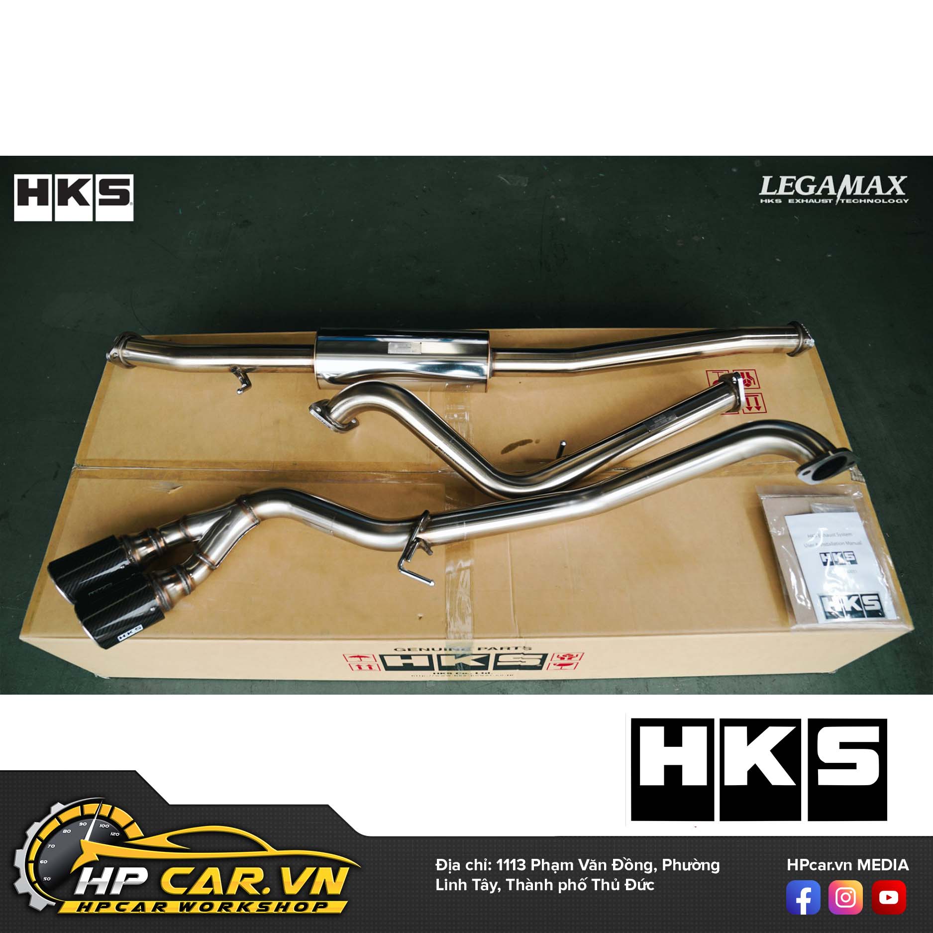 ỐNG XẢ HKS LEGAMAX DUAL EXIT CHO FORD RANGER RAPTOR 3 ONG XA HKS LEGAMAX CARBON TAIL dual exit CHO FORD RANGER RAPTOR 2