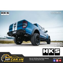ỐNG XẢ HKS LEGAMAX DUAL EXIT CHO FORD RANGER RAPTOR 15 ONG XA HKS LEGAMAX CARBON TAIL dual exit CHO FORD RANGER RAPTOR