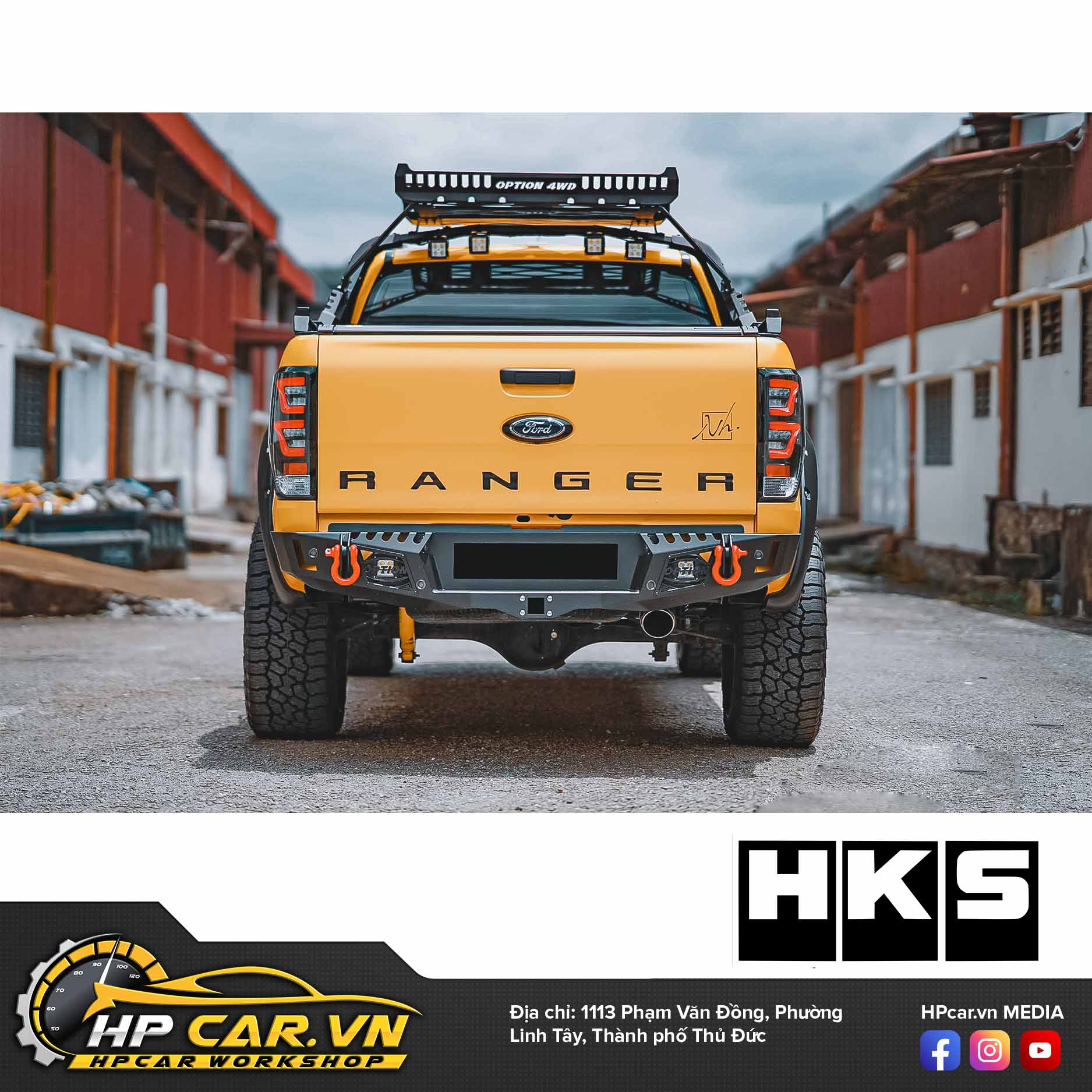 ỐNG XẢ HKS LEGAMAX SINGLE CARBON CHO FORD RANGER RAPTOR 5 ONG XA HKS LEGAMAX CARBON sigal TAIL CHO FORD RANGER RAPTOR 3