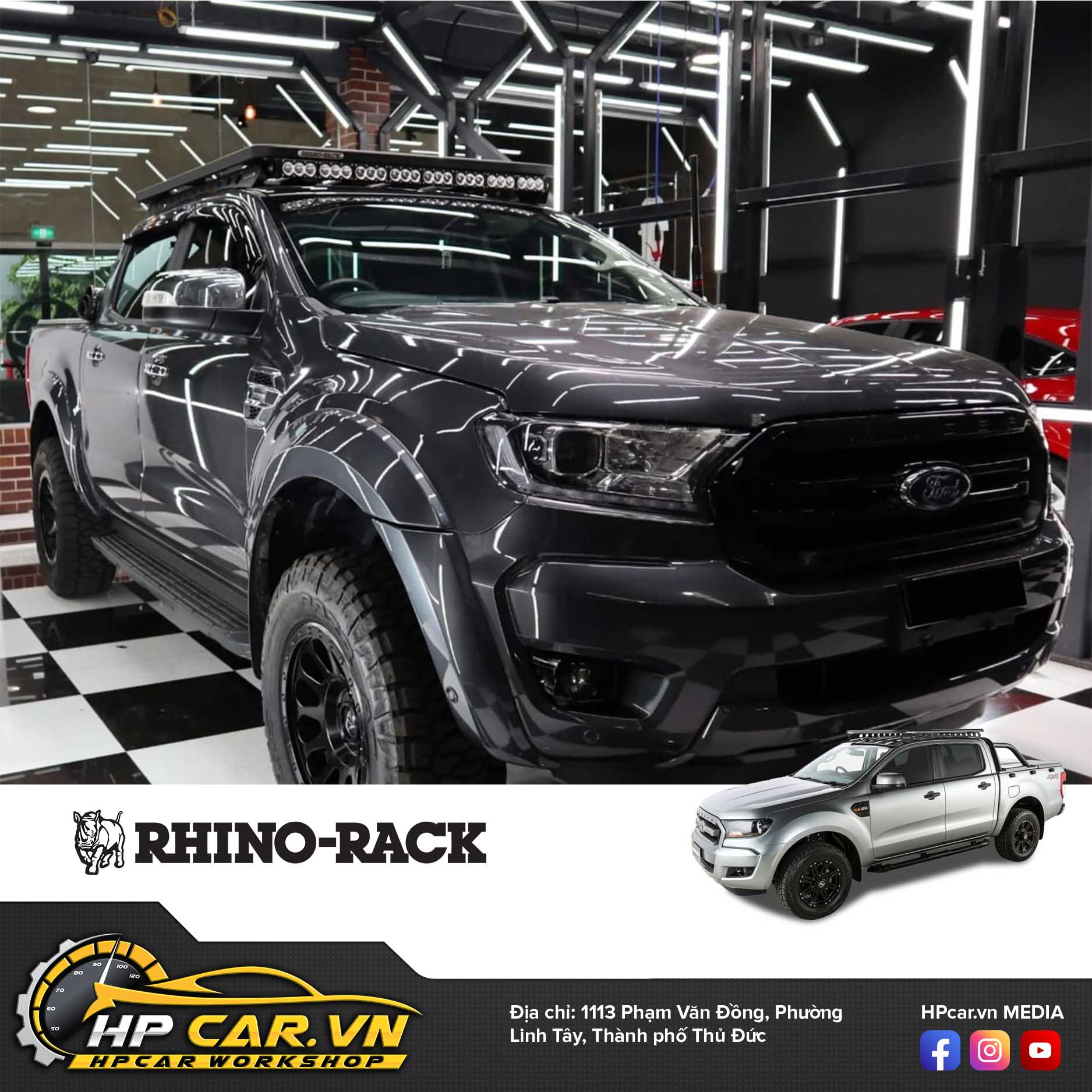 RHINO RACK PLATFORM PIONEER NG 1528X1236 BACKBONE 8 RHINO RACK PLATTFORM PIONEER NG 1528X1236 BACKBONE FORD RANGER DCAB AB BJ.2012 5