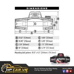 TỜI ĐIỆN WARN VR EVO 10-S CÁP MỀM SYNTHETIC (103253) 11 TOI DIEN WARN VR EVO 10 S – CAP MEM SYNTHETIC 103253 3 1