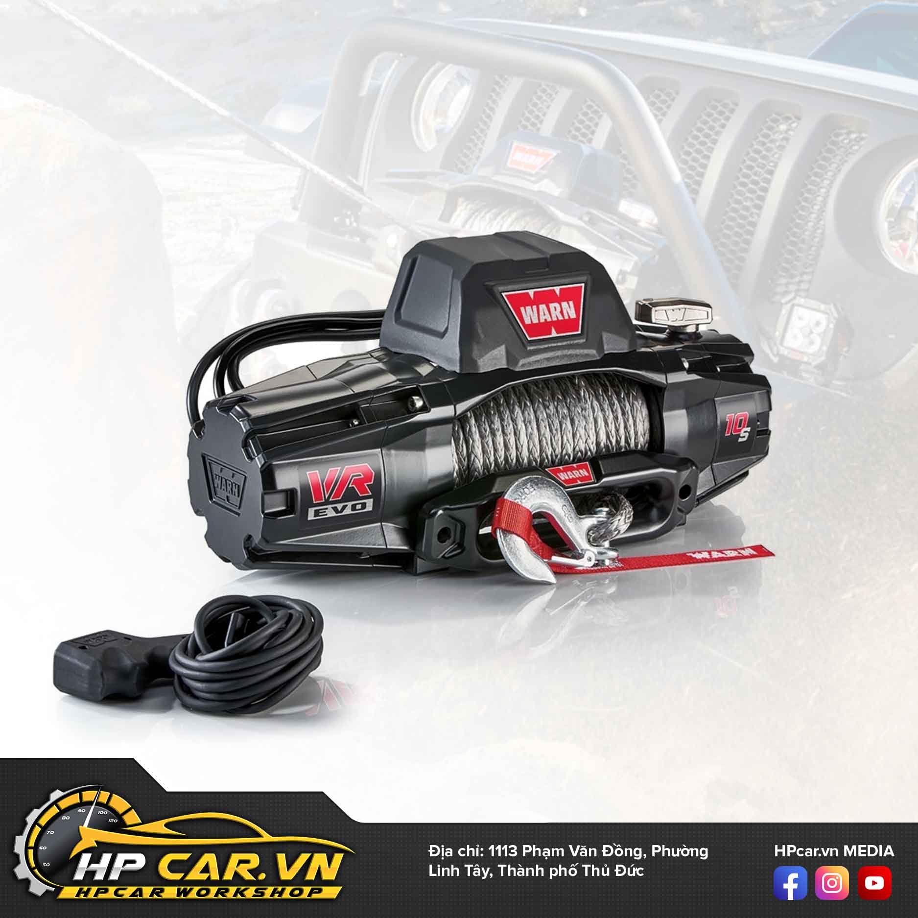 TỜI ĐIỆN WARN VR EVO 10-S CÁP MỀM SYNTHETIC (103253) 3 TOI DIEN WARN VR EVO 10 S – CAP MEM SYNTHETIC 103253 6