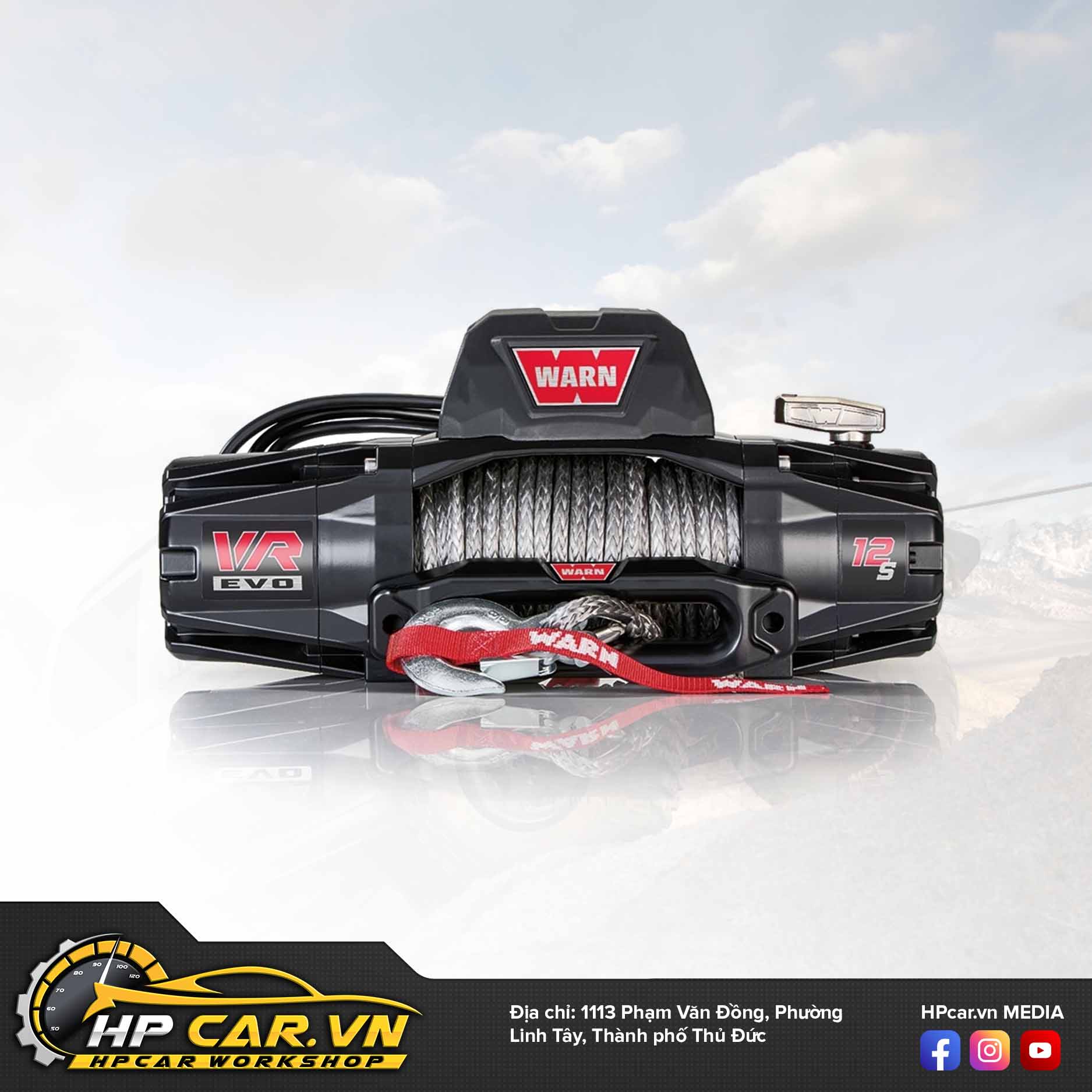 TỜI ĐIỆN WARN VR EVO 12-S CÁP MỀM SYNTHETIC (103255) 2 TOI DIEN WARN VR EVO 10 S – CAP MEM SYNTHETIC 103253