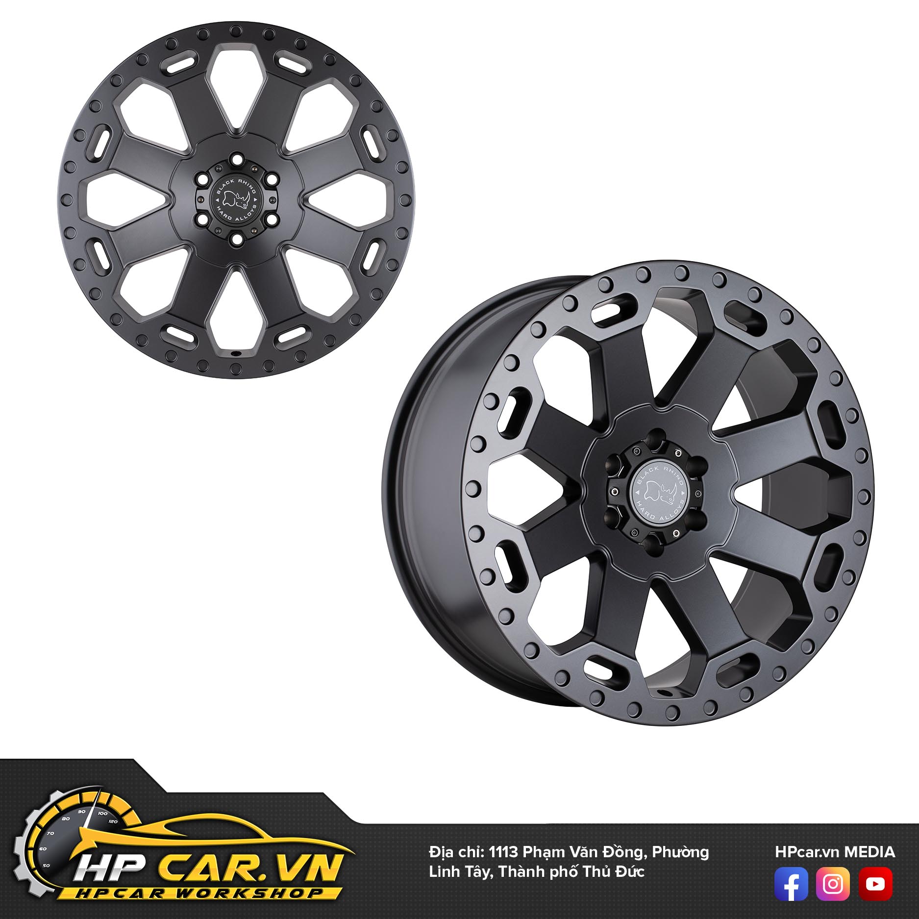 Mâm Black Rhino Warlord 4 Warlord 1