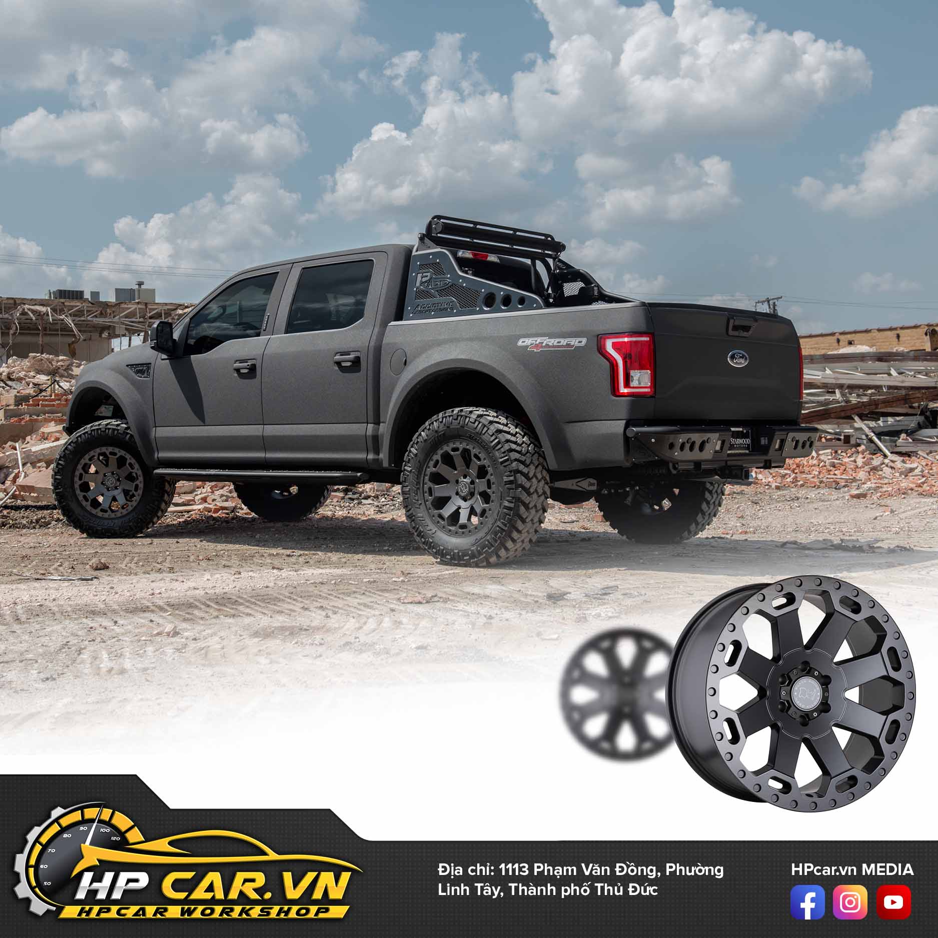 Mâm Black Rhino Warlord 7 Warlord 4