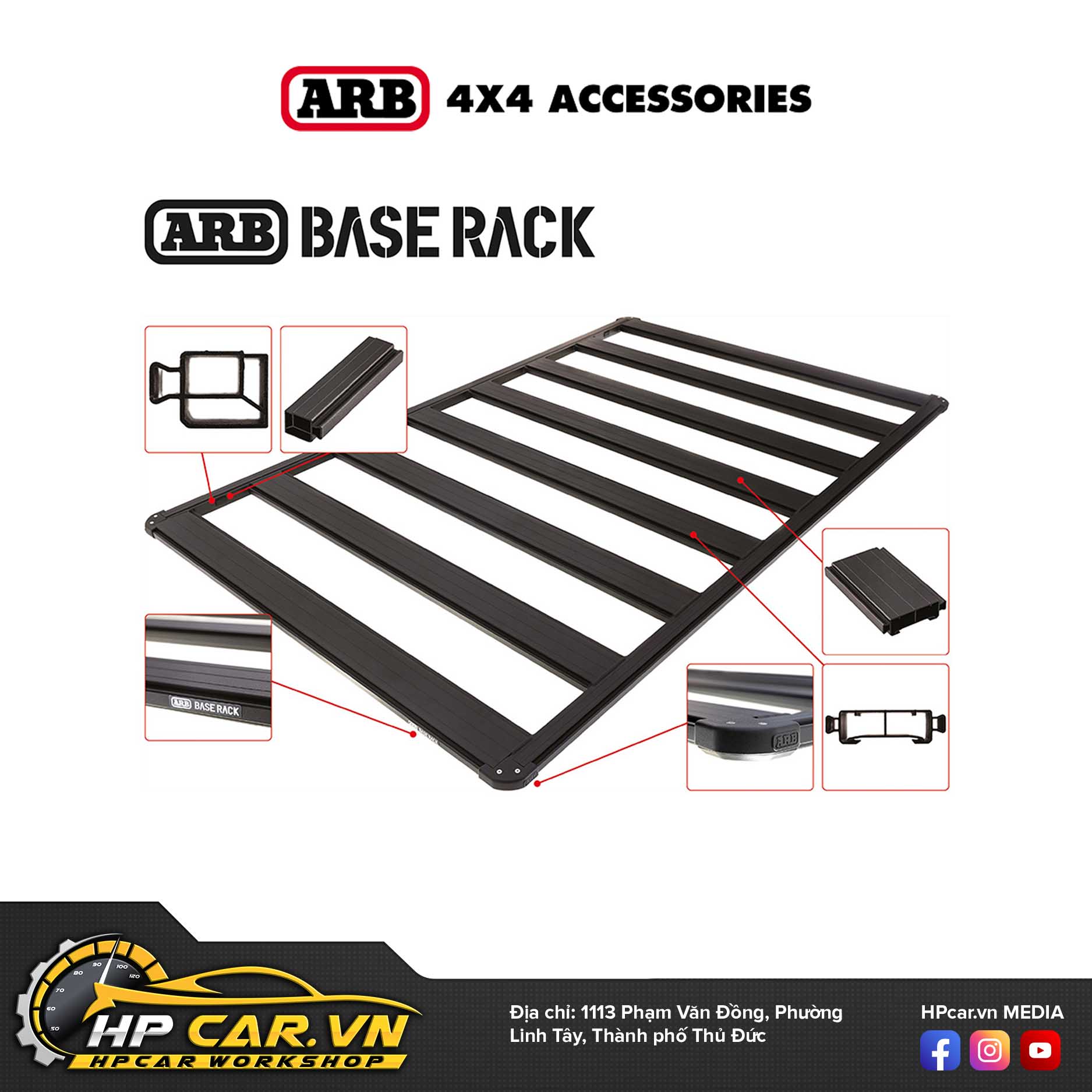 BAGA MUI ARB BASE RACK 6 arb base rack