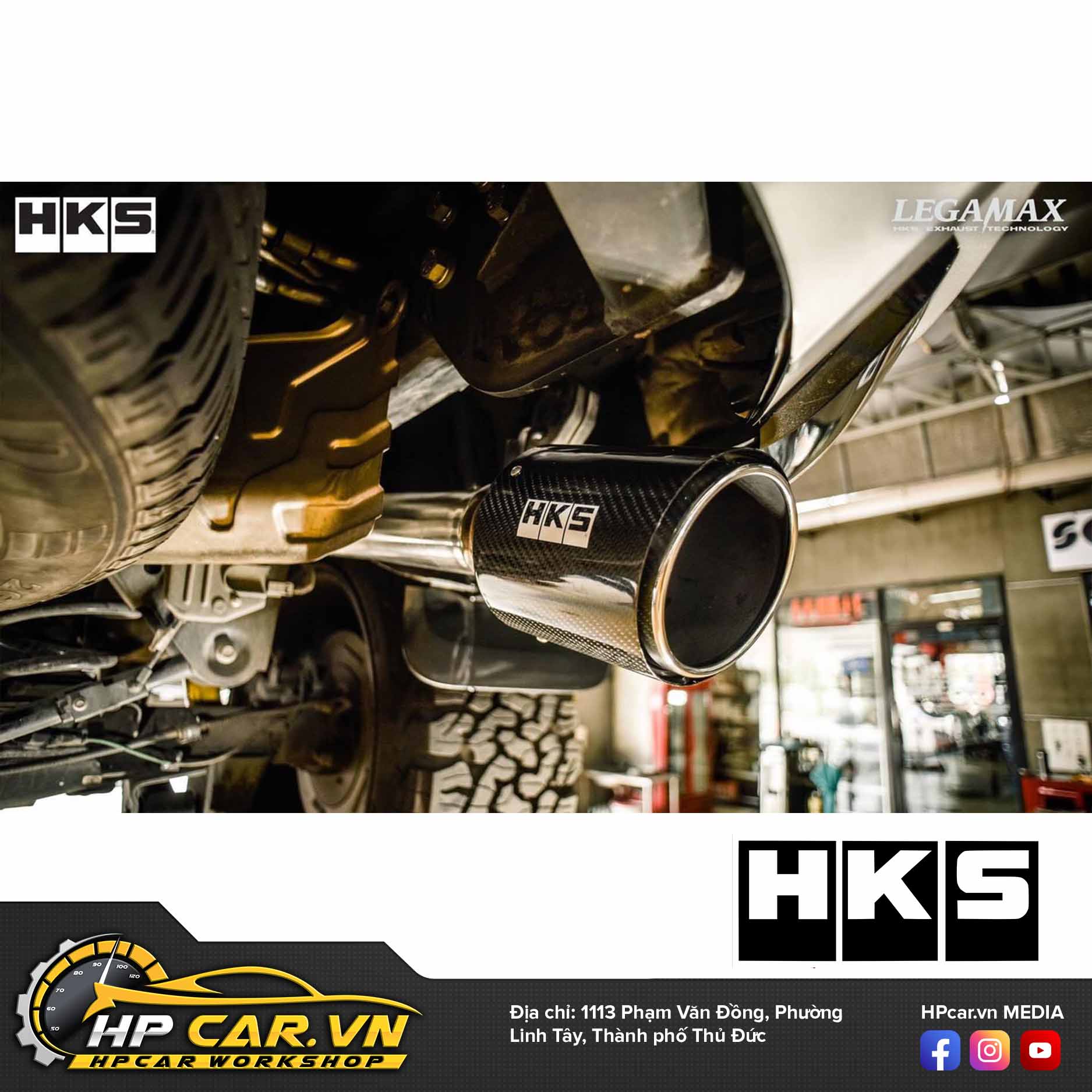 ỐNG XẢ HKS ĐUÔI CARBON CHO FORD EVEREST (2015+) 3 𝐇𝐊𝐒 𝐋𝐞𝐠𝐚𝐦𝐚𝐱 𝐜𝐚𝐫𝐛𝐨𝐧 𝐭𝐢𝐩 FORD everest 1