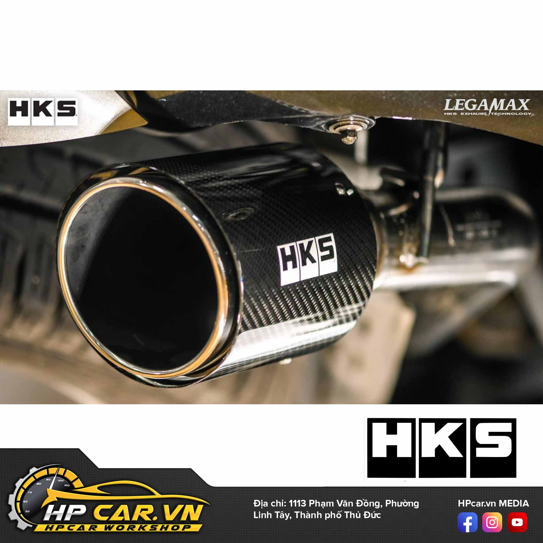 ỐNG XẢ HKS ĐUÔI CARBON CHO FORD EVEREST (2015+) 2 𝐇𝐊𝐒 𝐋𝐞𝐠𝐚𝐦𝐚𝐱 𝐜𝐚𝐫𝐛𝐨𝐧 𝐭𝐢𝐩 FORD everest 3