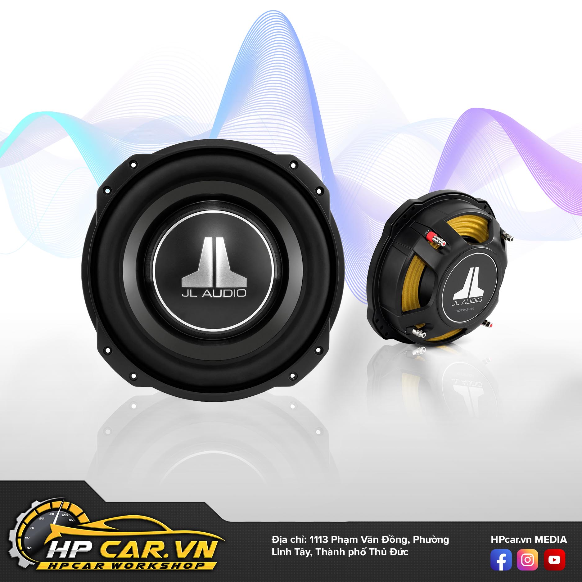 Loa Subwoofer Driver 10inch JL AUDIO 10TW3-D4 4 10in jl 10tw3 d4