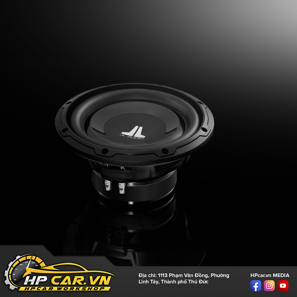 Loa JL AUDIO 8W1v3-4 8-inch (200 mm) Subwoofer Driver, 4 Ohms 3 8in jl 8w1v3-4