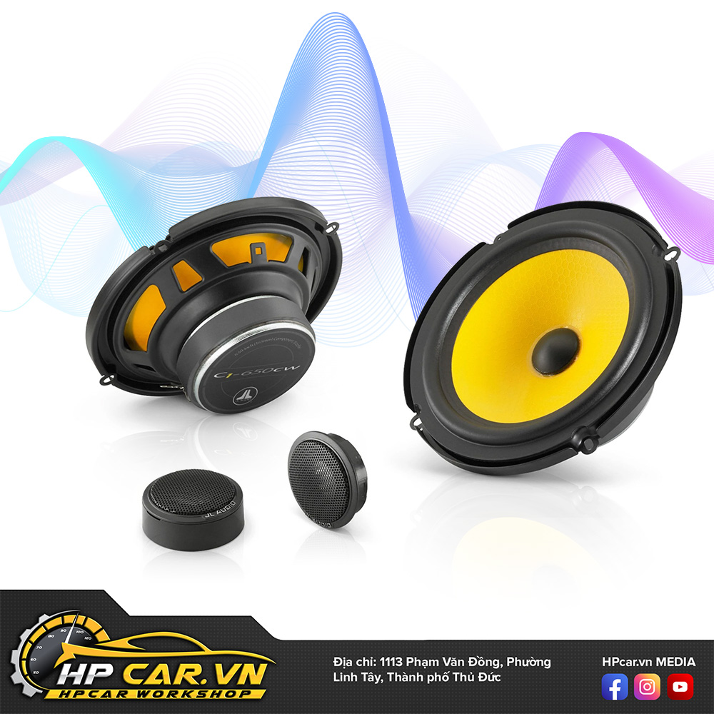 LOA 2 WAY JL AUDIO C1-650 3 C1 650