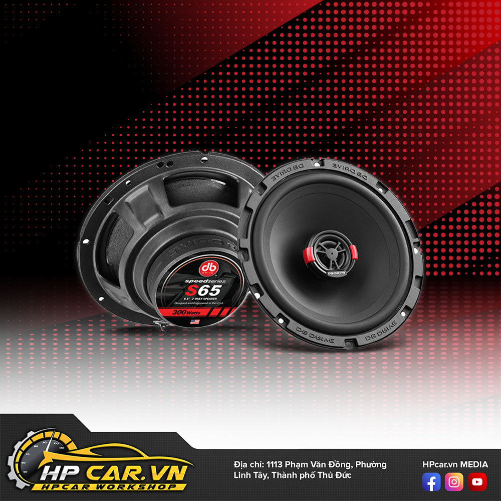 Loa đồng trục cửa sau DB S65 3 loa dong truc cua sau db s65