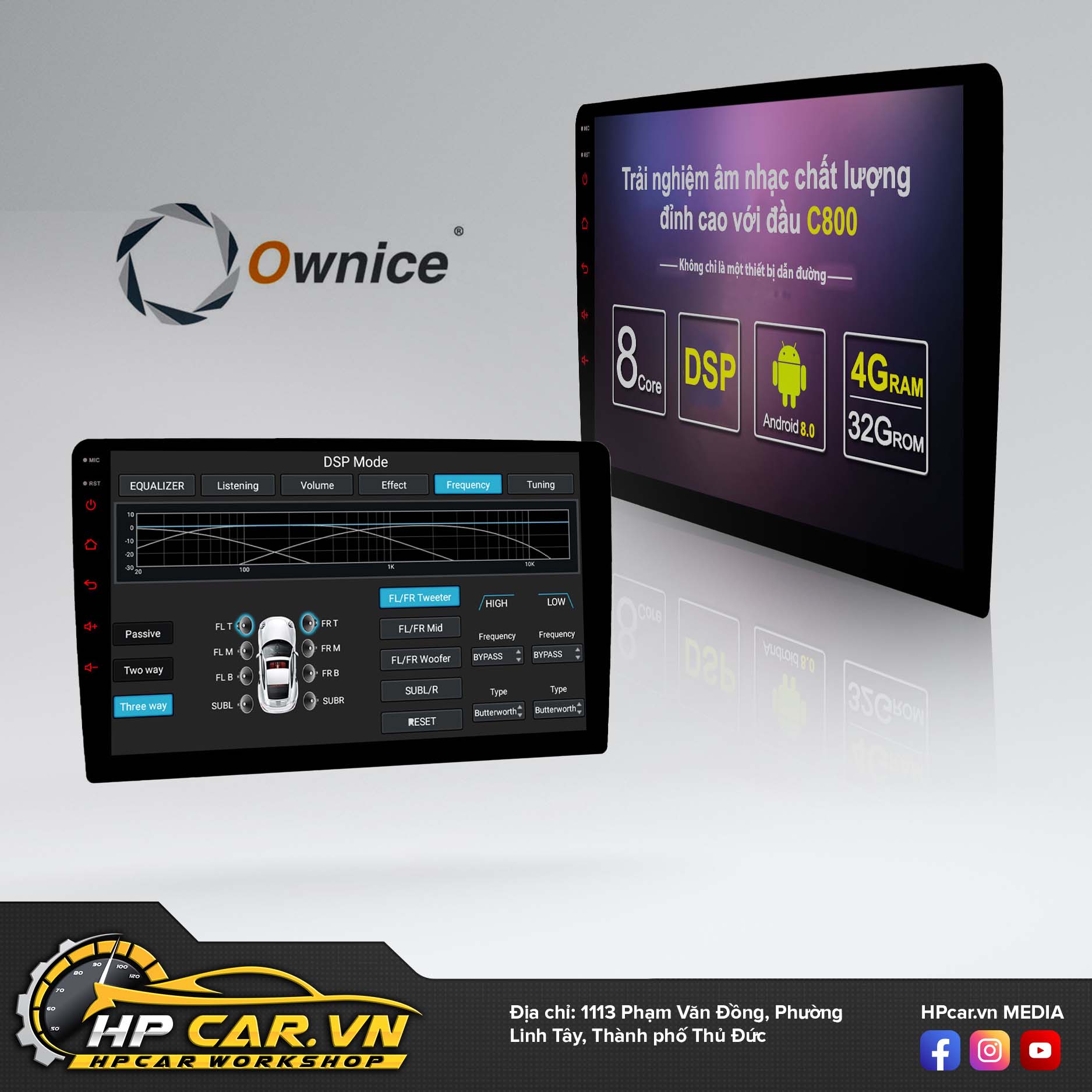 Đầu DVD Android Xe Hơi Ownice C800 Pro (DSP 8 Kênh) 5 Dau DVD Android Xe Hoi Ownice C800 DSP 6 Kenh 1