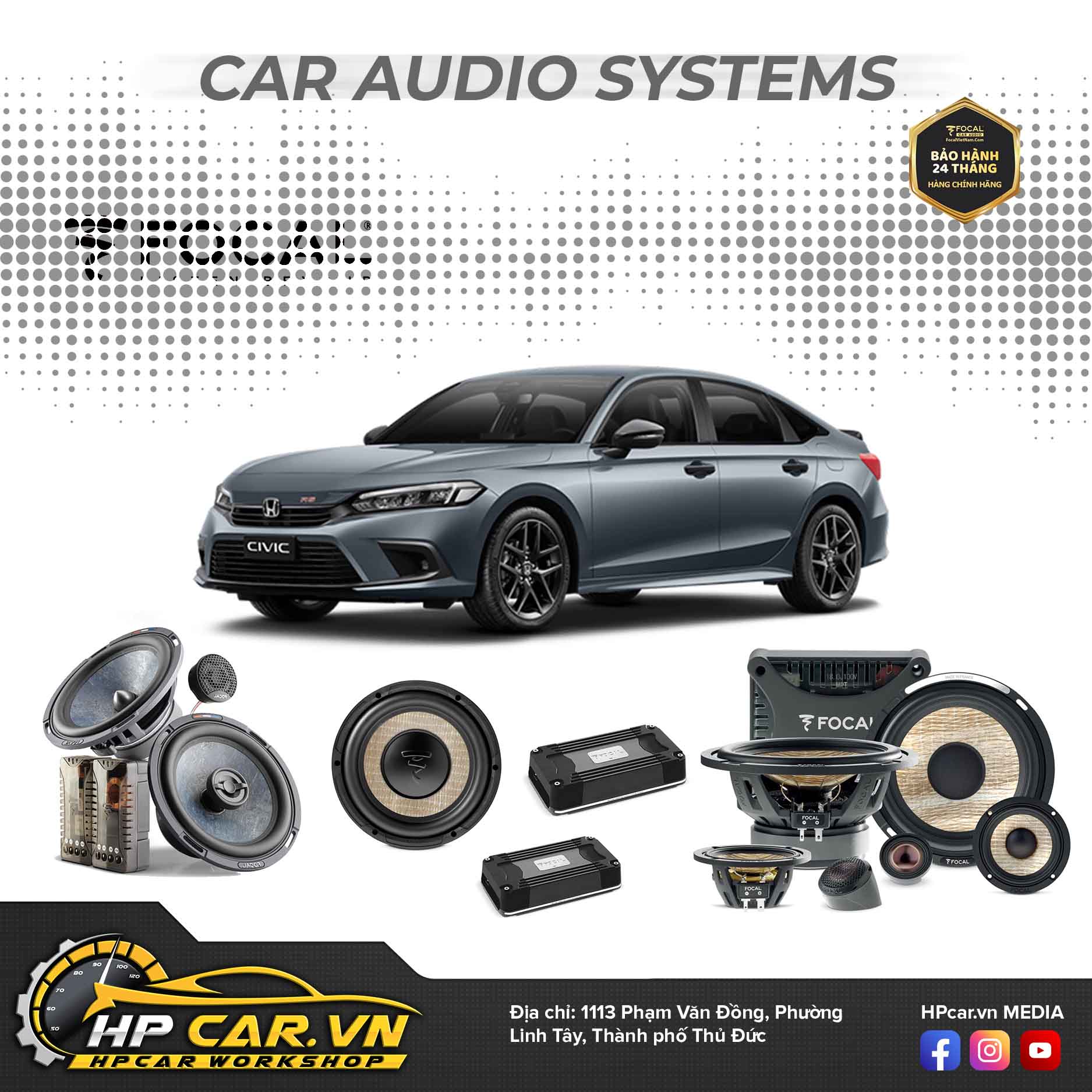 Cấu hình âm thanh xe hơi Focal Flax Evo 3 FLAX EVO