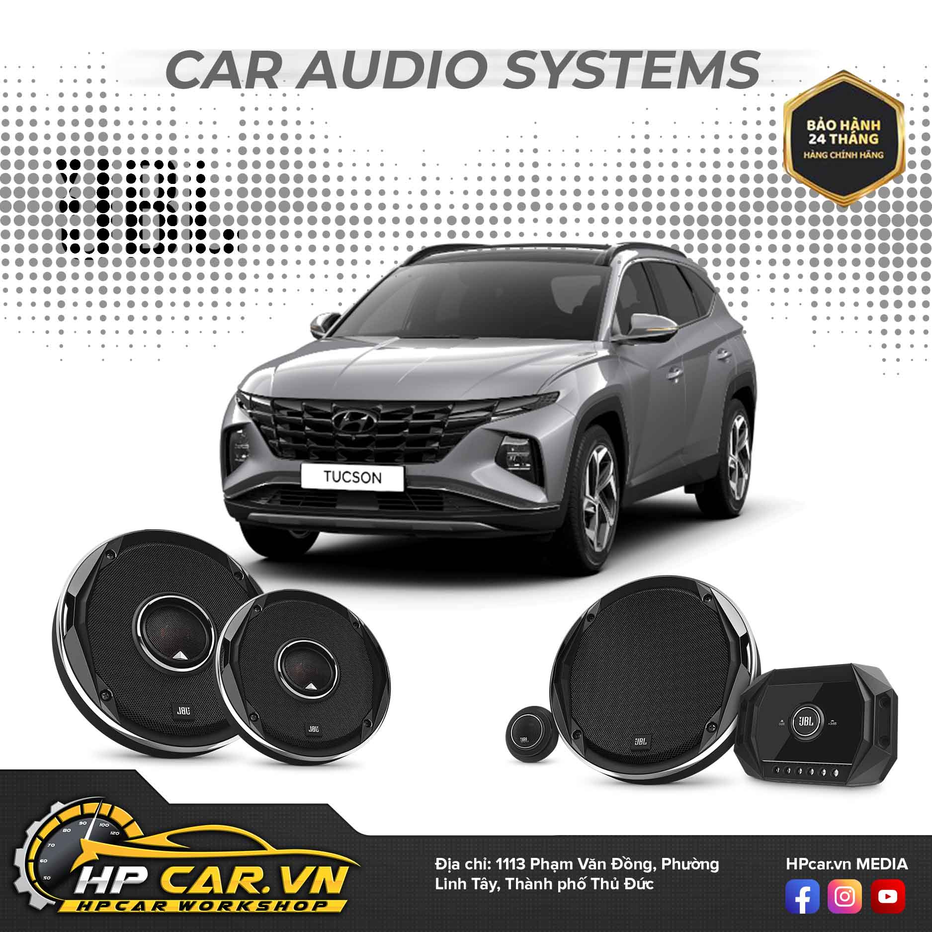 Cấu hình âm thanh xe hơi JBL GTO 600C/620 3 JBL GTO 600C/620