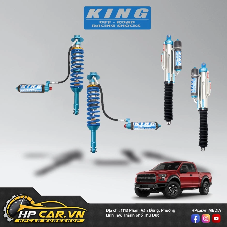 Phuộc KING SHOCKS FORD F150 3 King F150 raptor