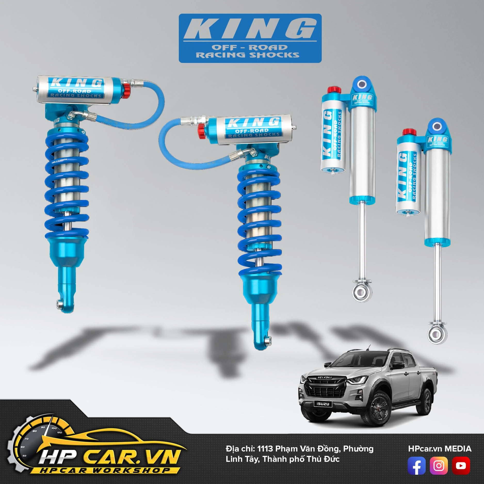 Phuộc KING SHOCKS ISUZU D-MAX 3 King isuzu