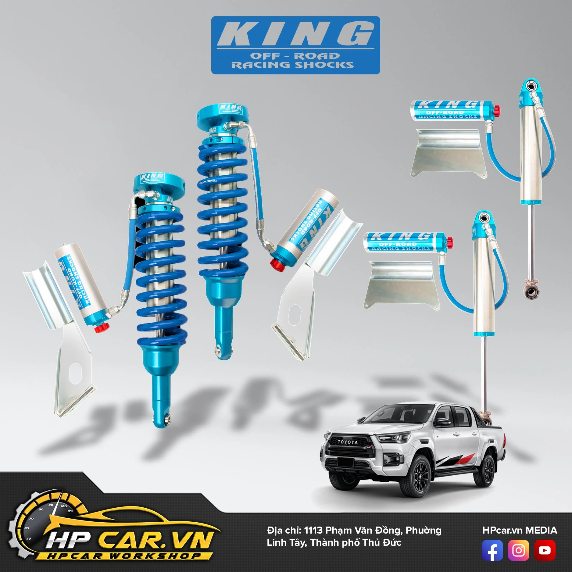Phuộc KING SHOCKS TOYOTA HILUX 3 King toyota