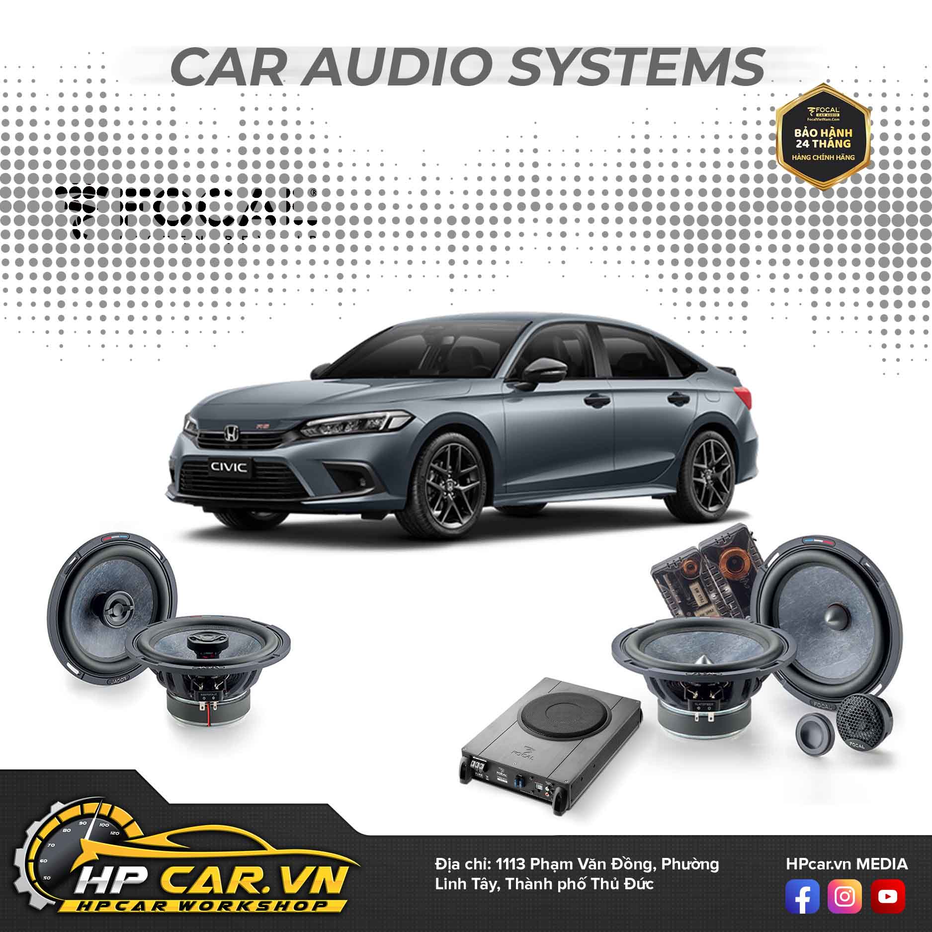 Cấu hình âm thanh xe hơi Focal PS 165 SF/ PC 165 SF/ IBUS 20 1 PS 165 SF PC 165 SF 1