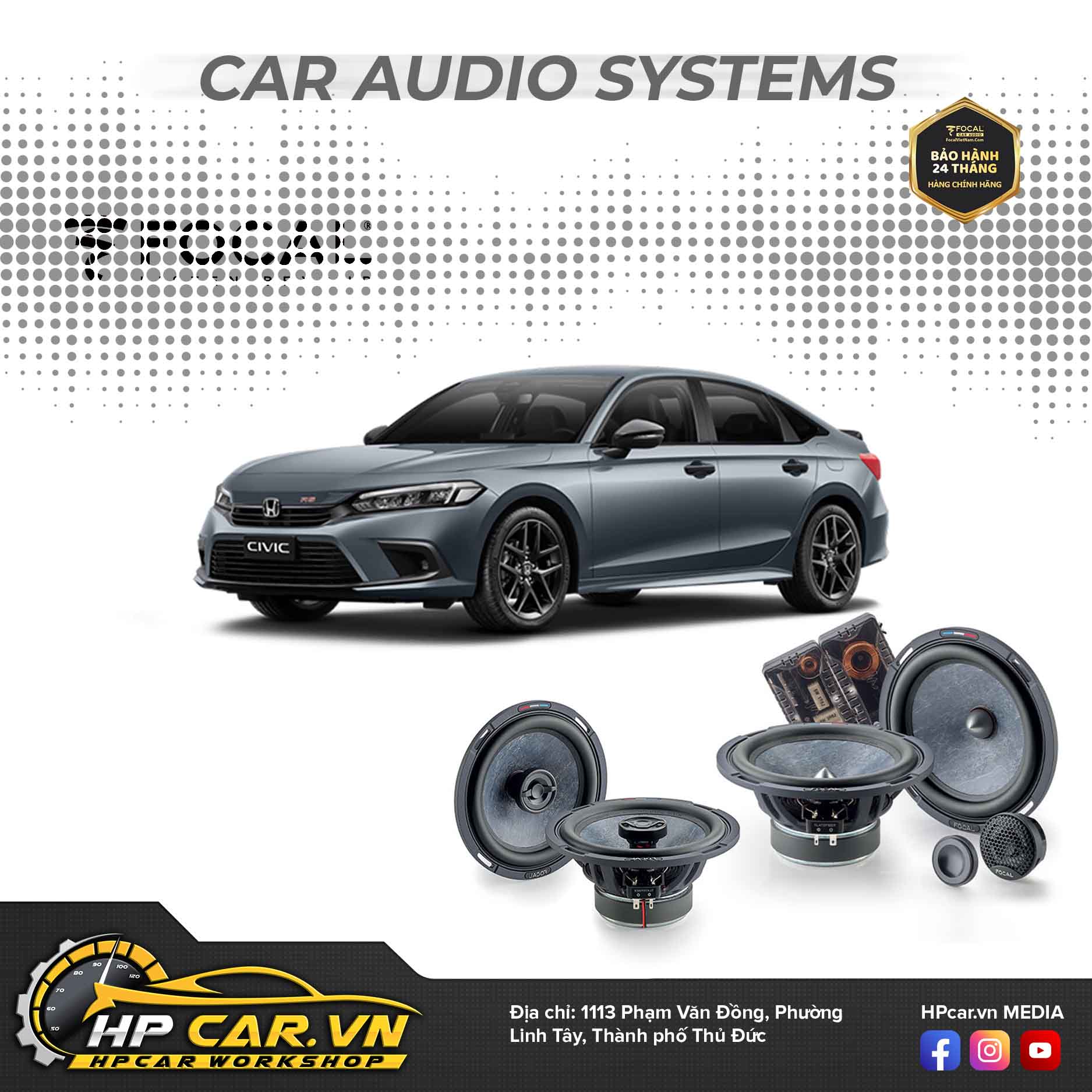 Cấu hình âm thanh xe hơi Focal PS 165 SF/ PC 165 SF 3 PS 165 SF PC165SF DONG TRUC