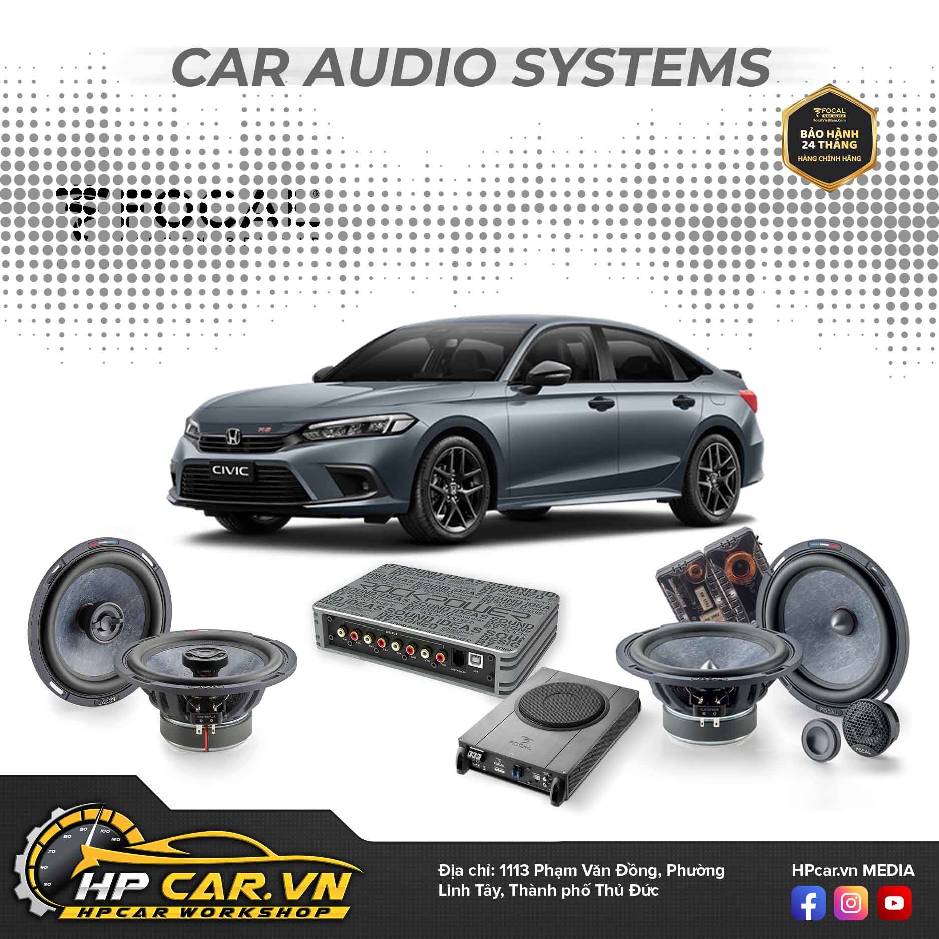 Cấu hình âm thanh xe hơi Focal PS 165 SF/ PC 165 SF/ IBUS 20/ R8.6 3 PS 165 SF PC165SF IBUS20 R8.6 1