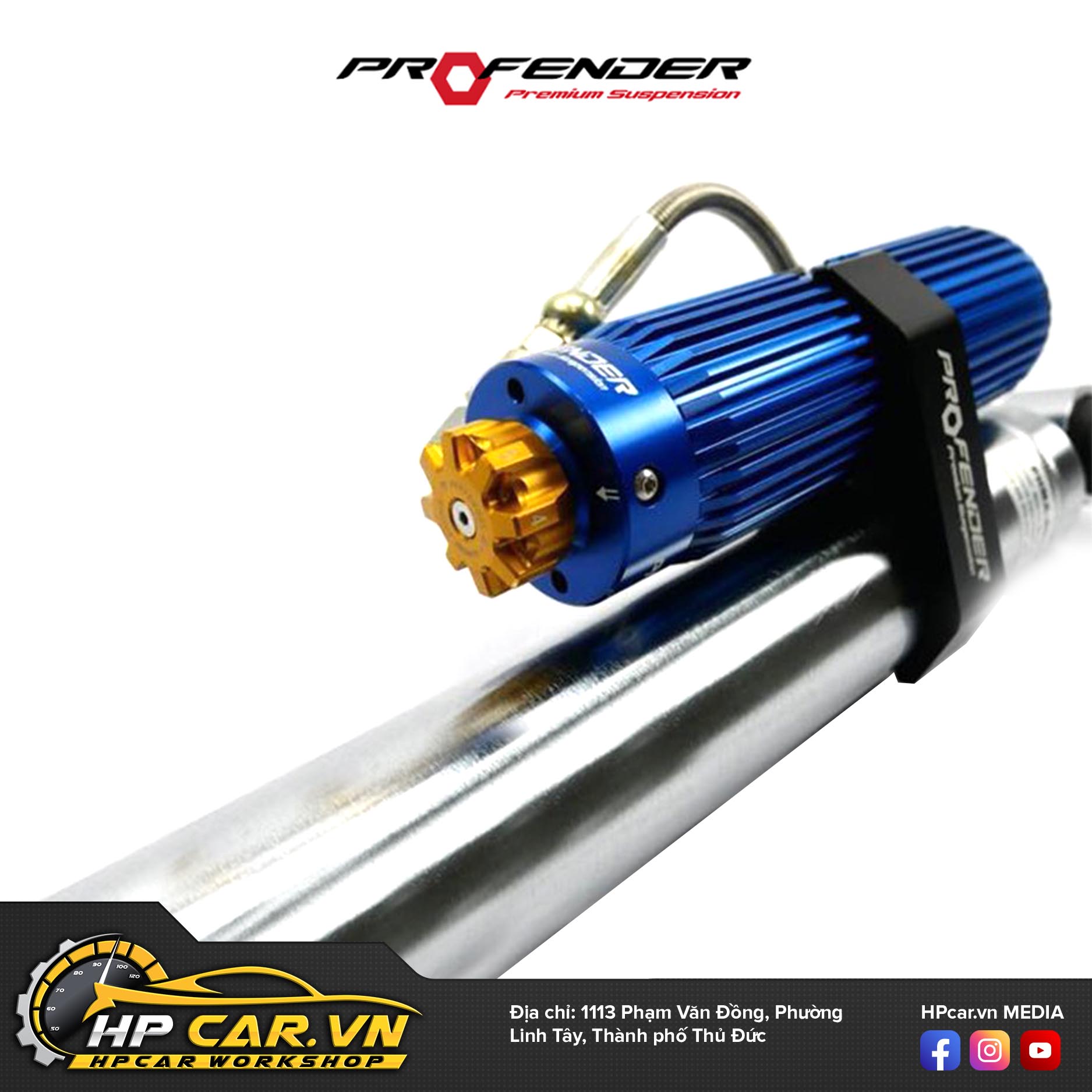 BỘ PHUỘC PROFENDER MONOTUBE 2.0 6 Phuoc Profender OEM 2.0 chinh 8 che do 3