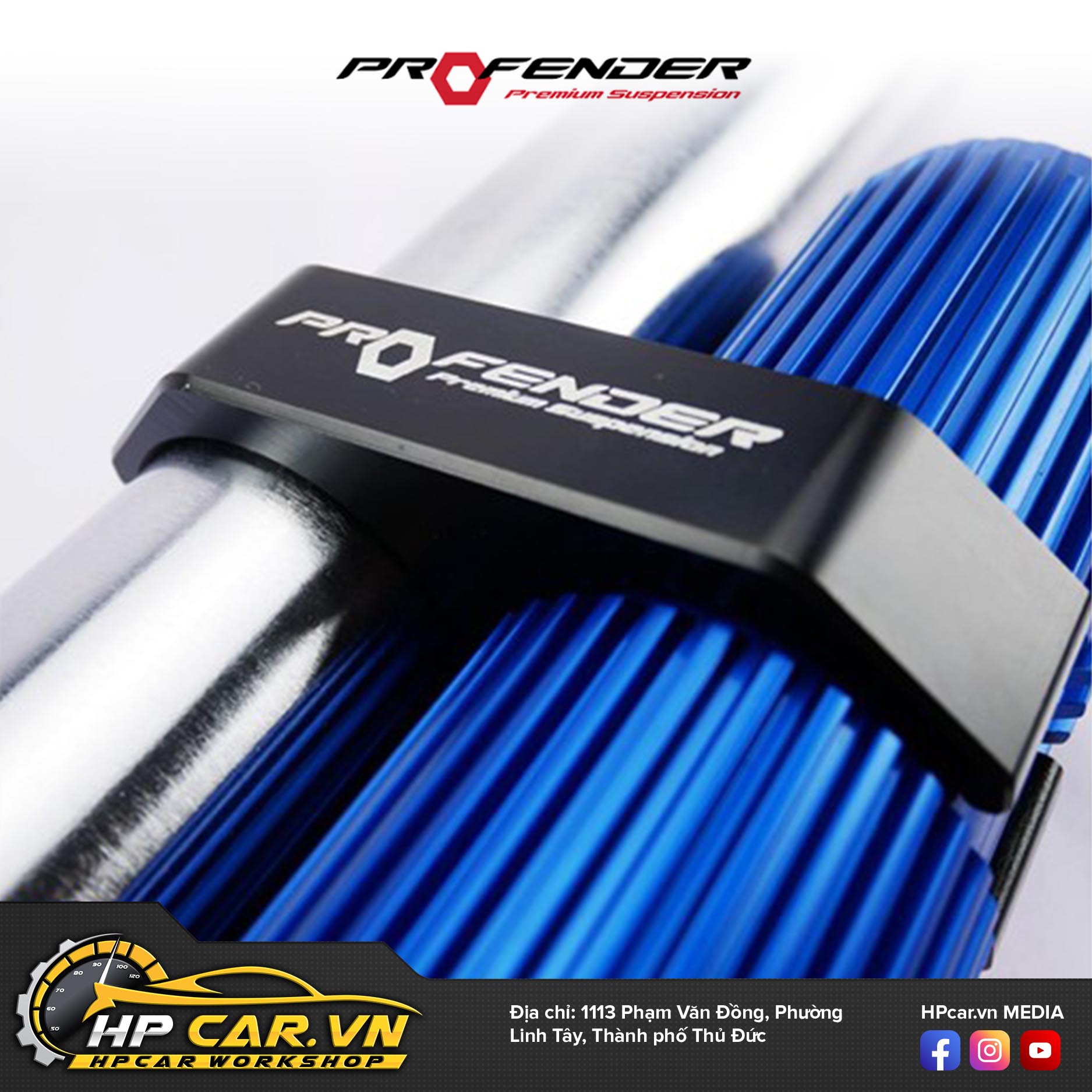BỘ PHUỘC PROFENDER MONOTUBE 2.0 5 Phuoc Profender OEM 2.0 chinh 8 che do 5