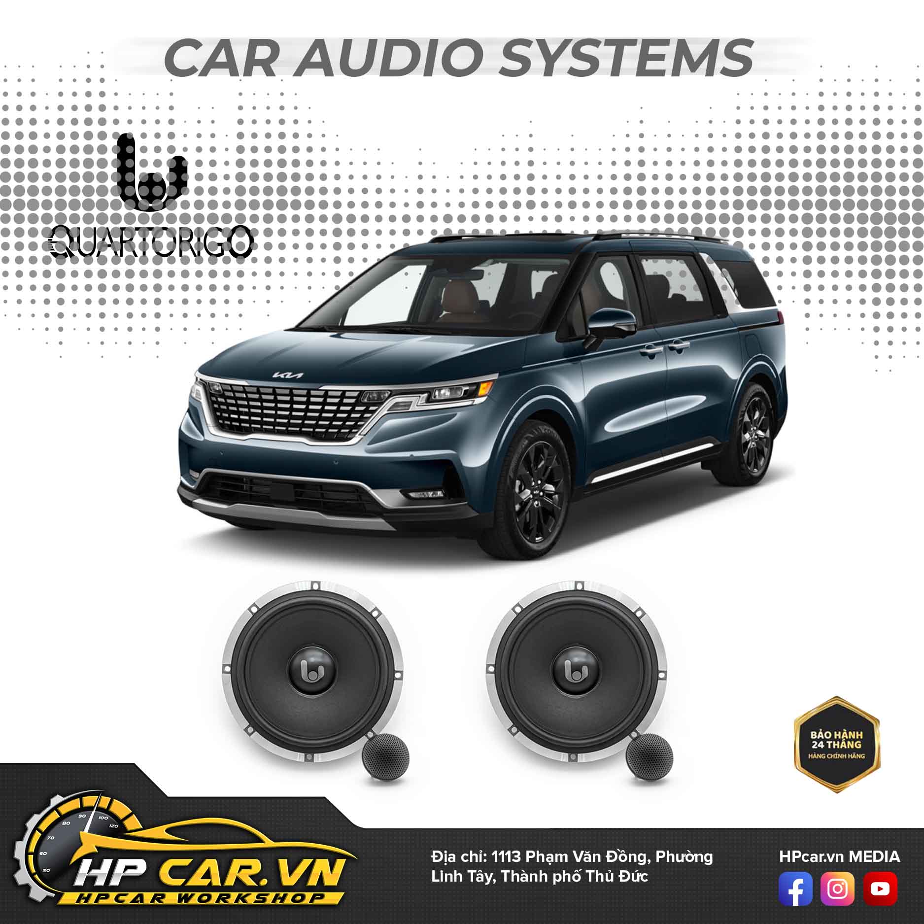 Cấu hình âm thanh xe hơi QUARTORIGO OVERTURE 3 QUARTORIGO OVERTURE