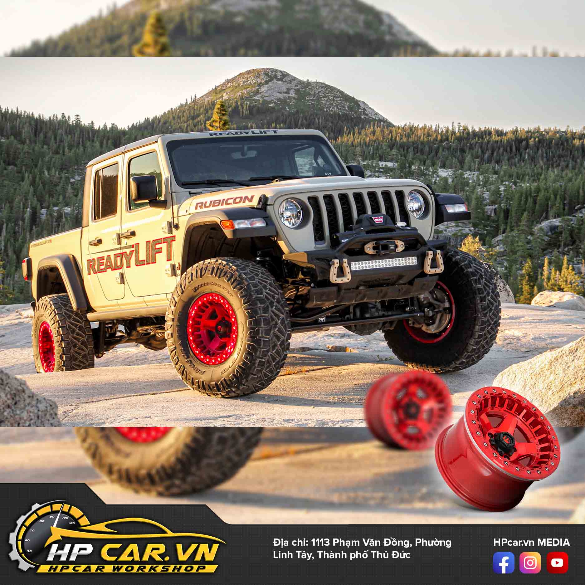 Mâm FUEL WARP BEADLOCK RED 4 WARP BEADLOCK 3